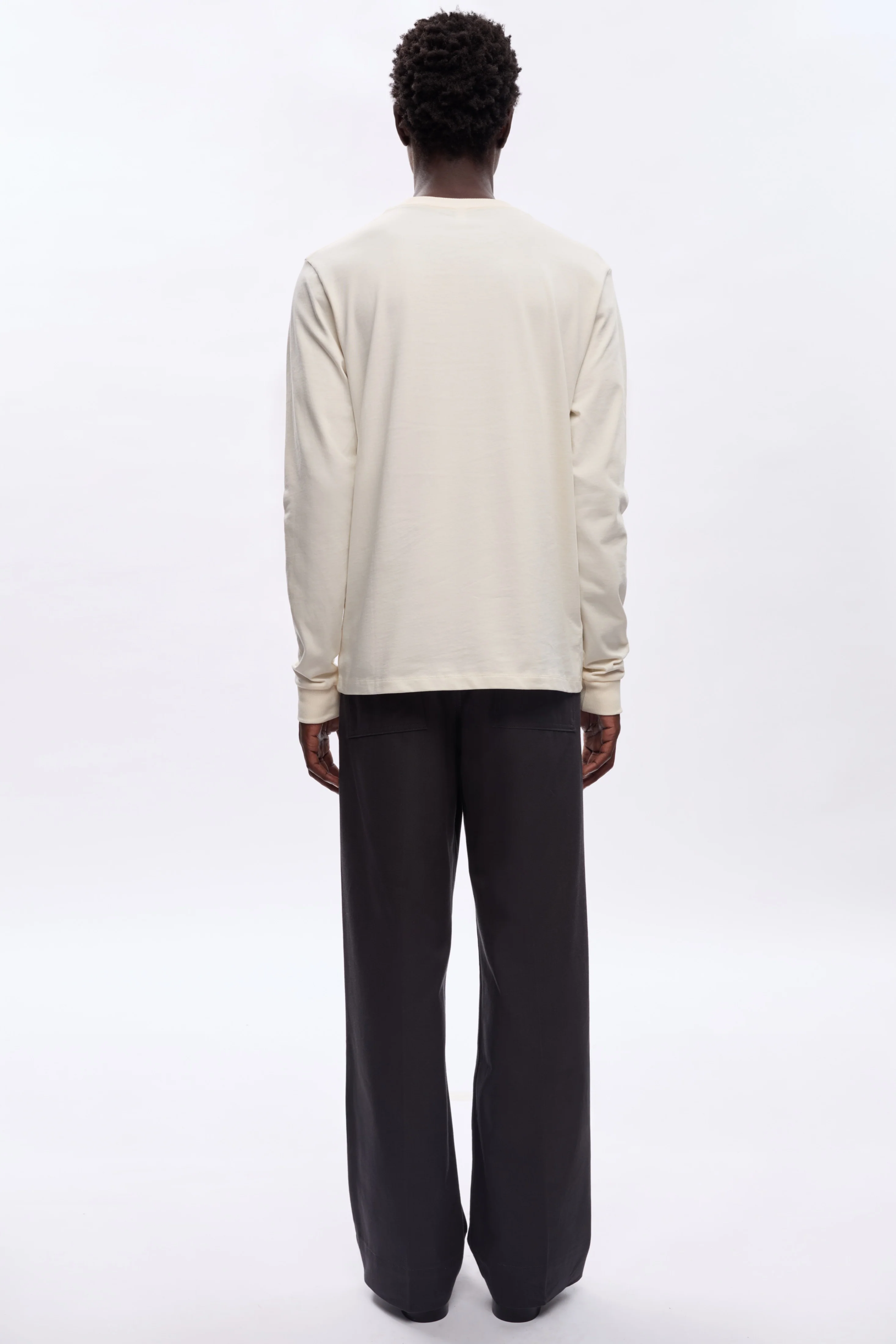 Men's Midweight Longsleeve in Natural - Image 5