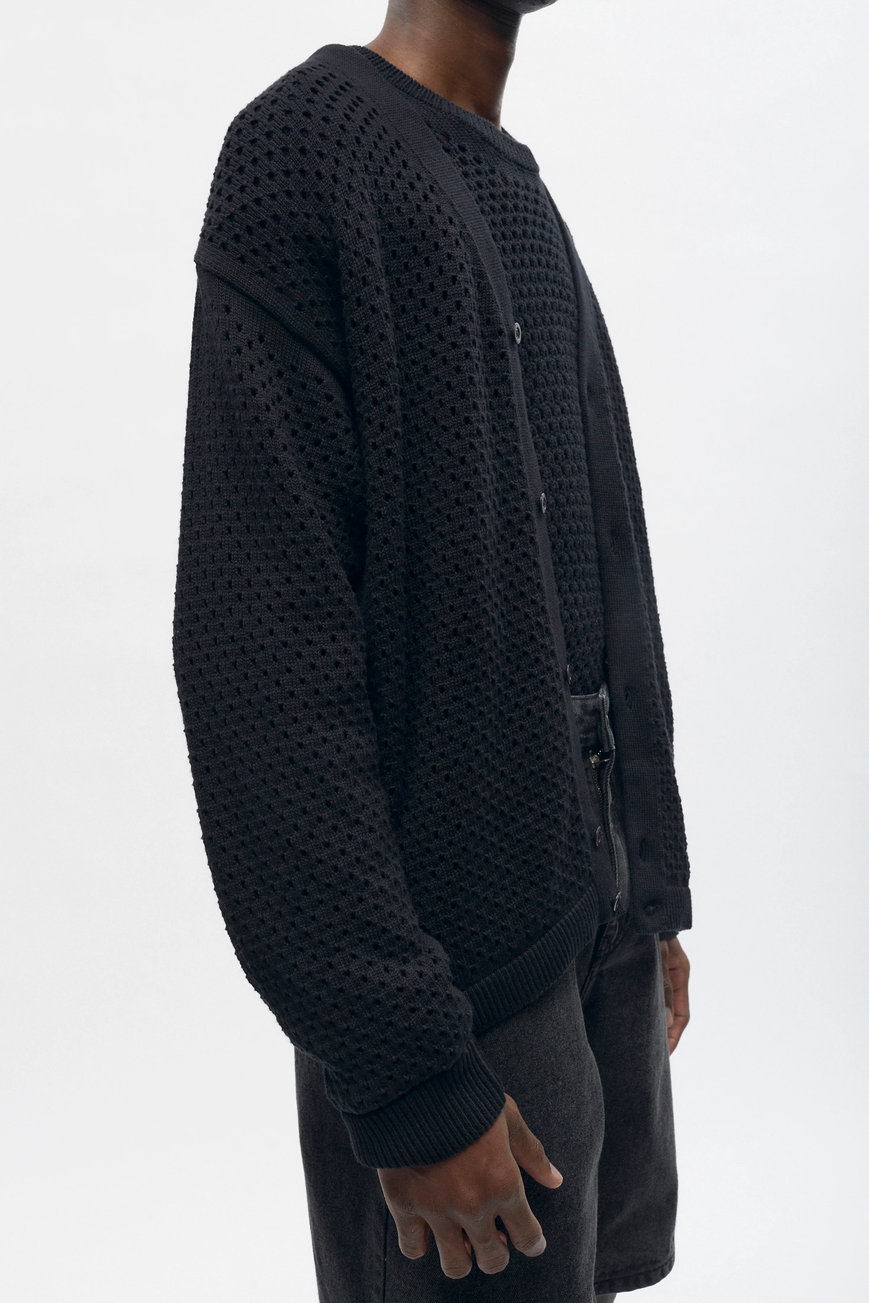 Mina Cardigan in Black - Image 4