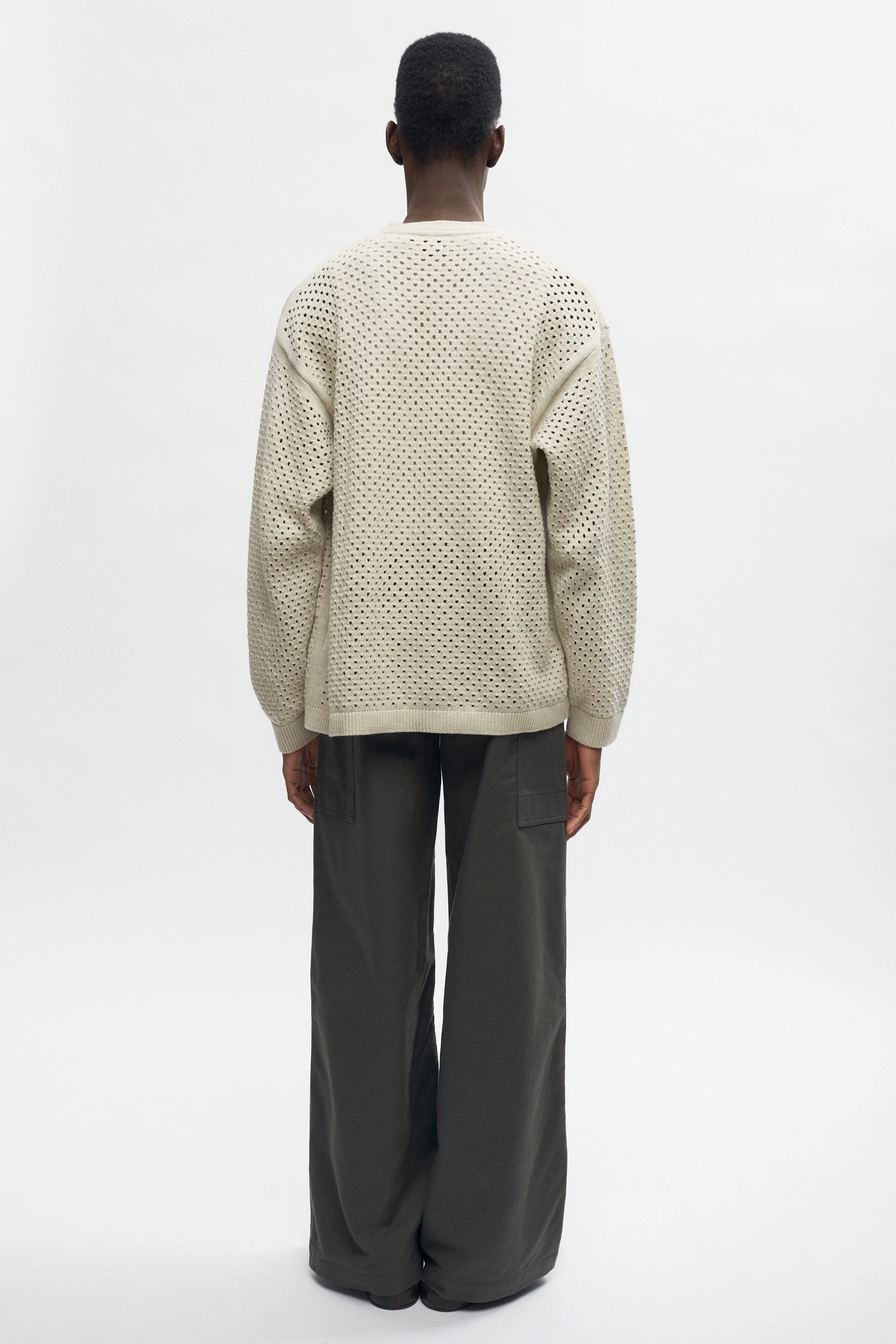 Mina Cardigan in Oat Melange - Image 5
