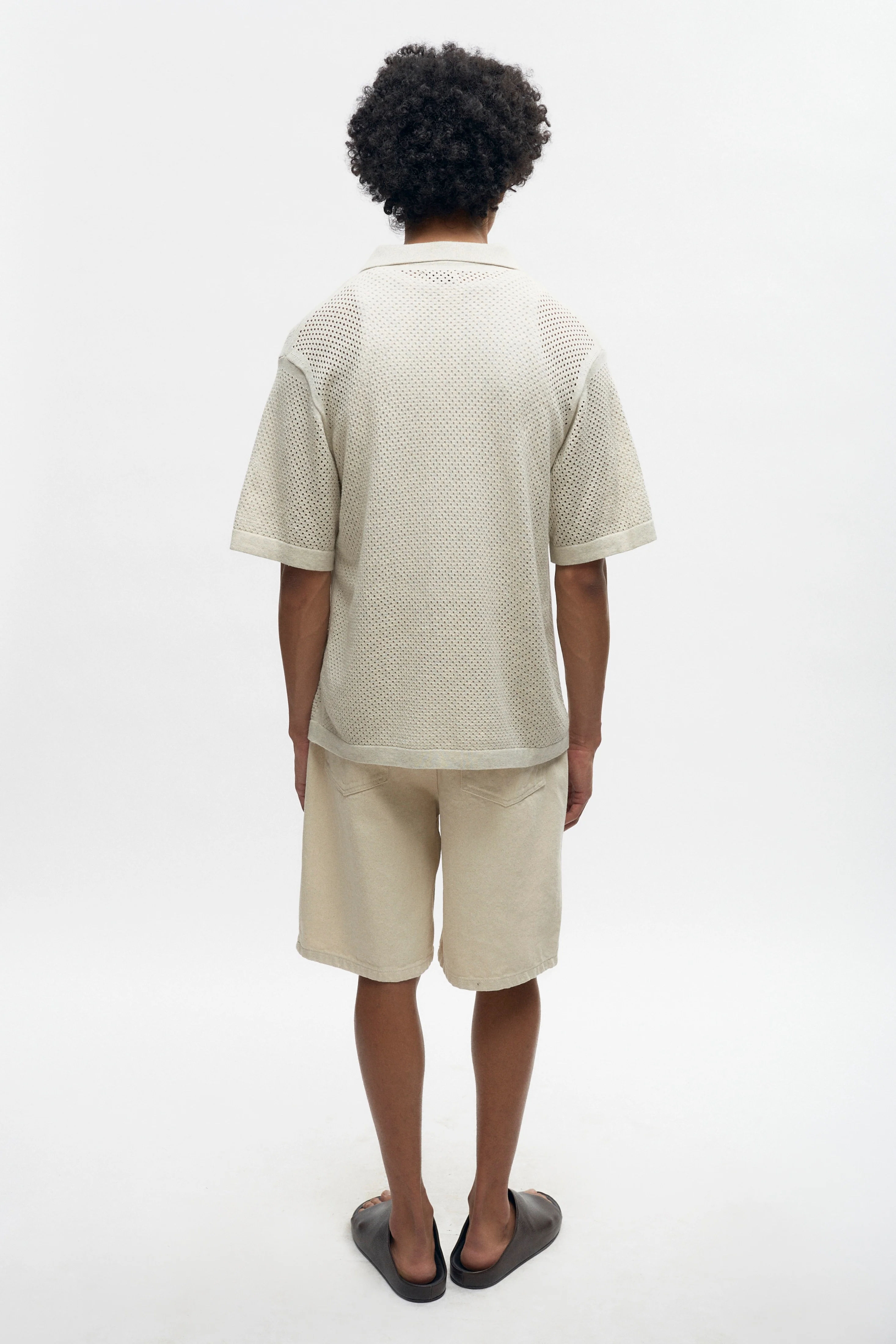 Mina Polo in Oat Melange - Image 5