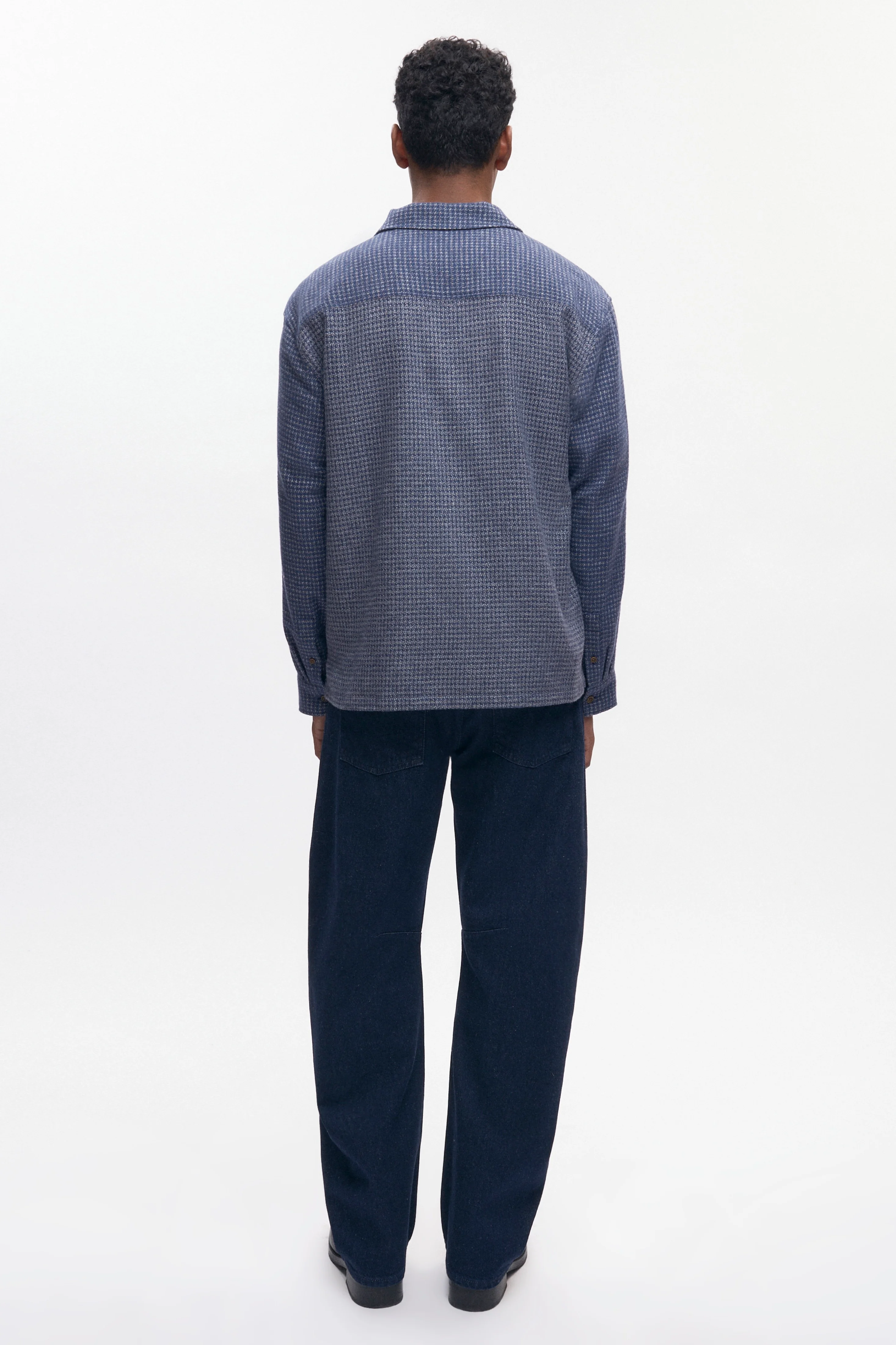 Men's Misr Shirt in Blue Mix - Image 6