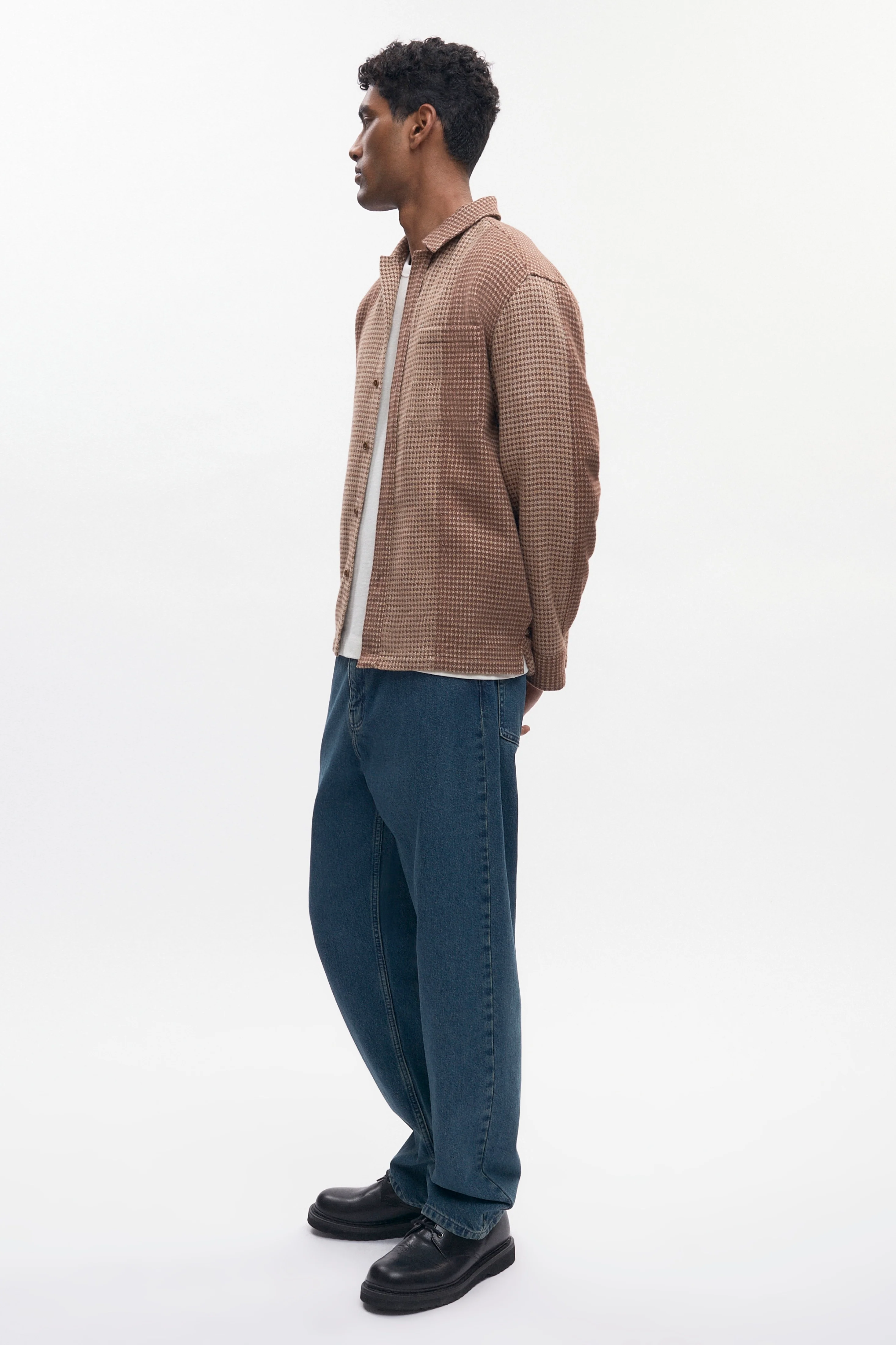 Men's Misr Shirt in Cocoa Mix - Image 5