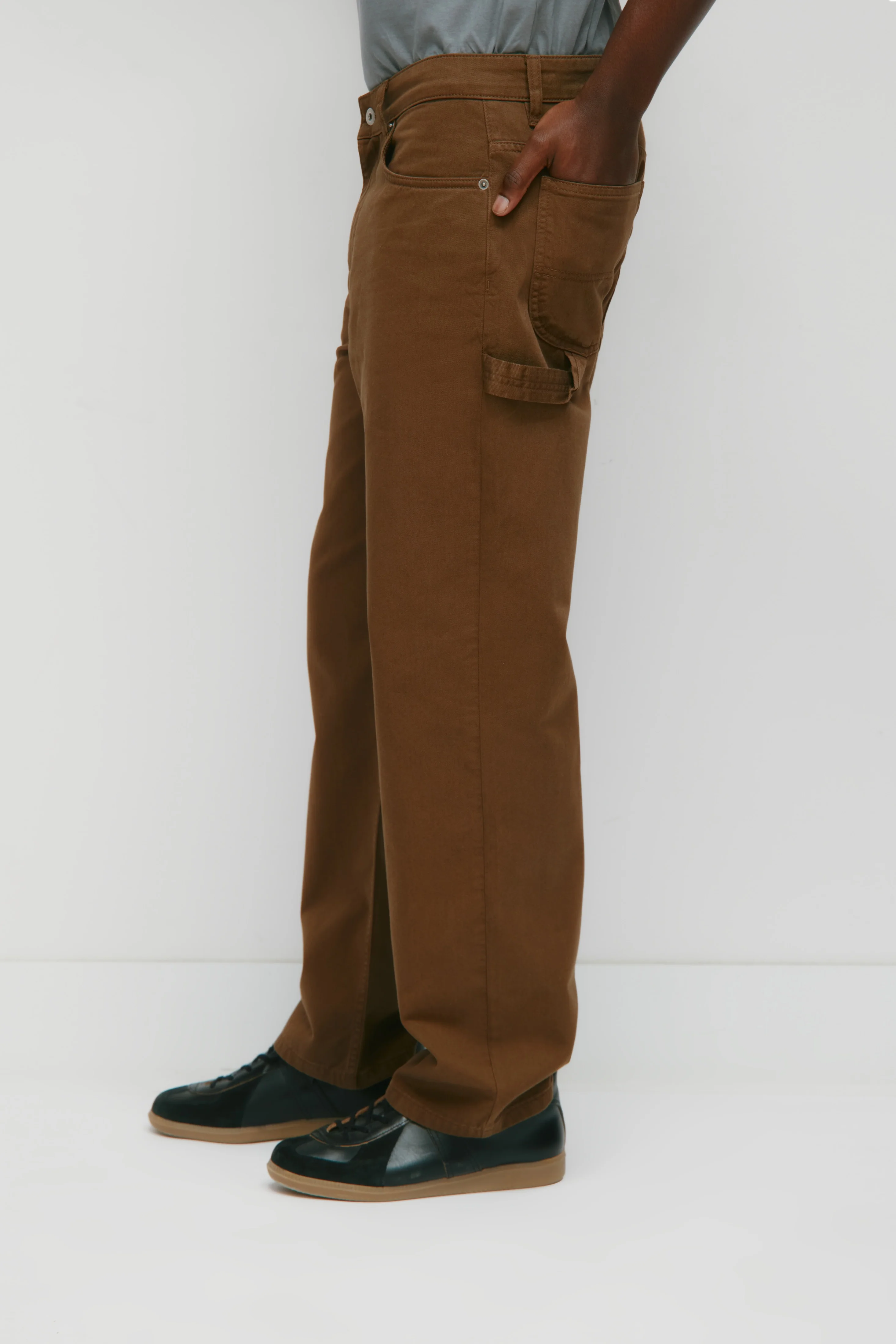 Men's Naba Work Pant in Truffle - Image 4