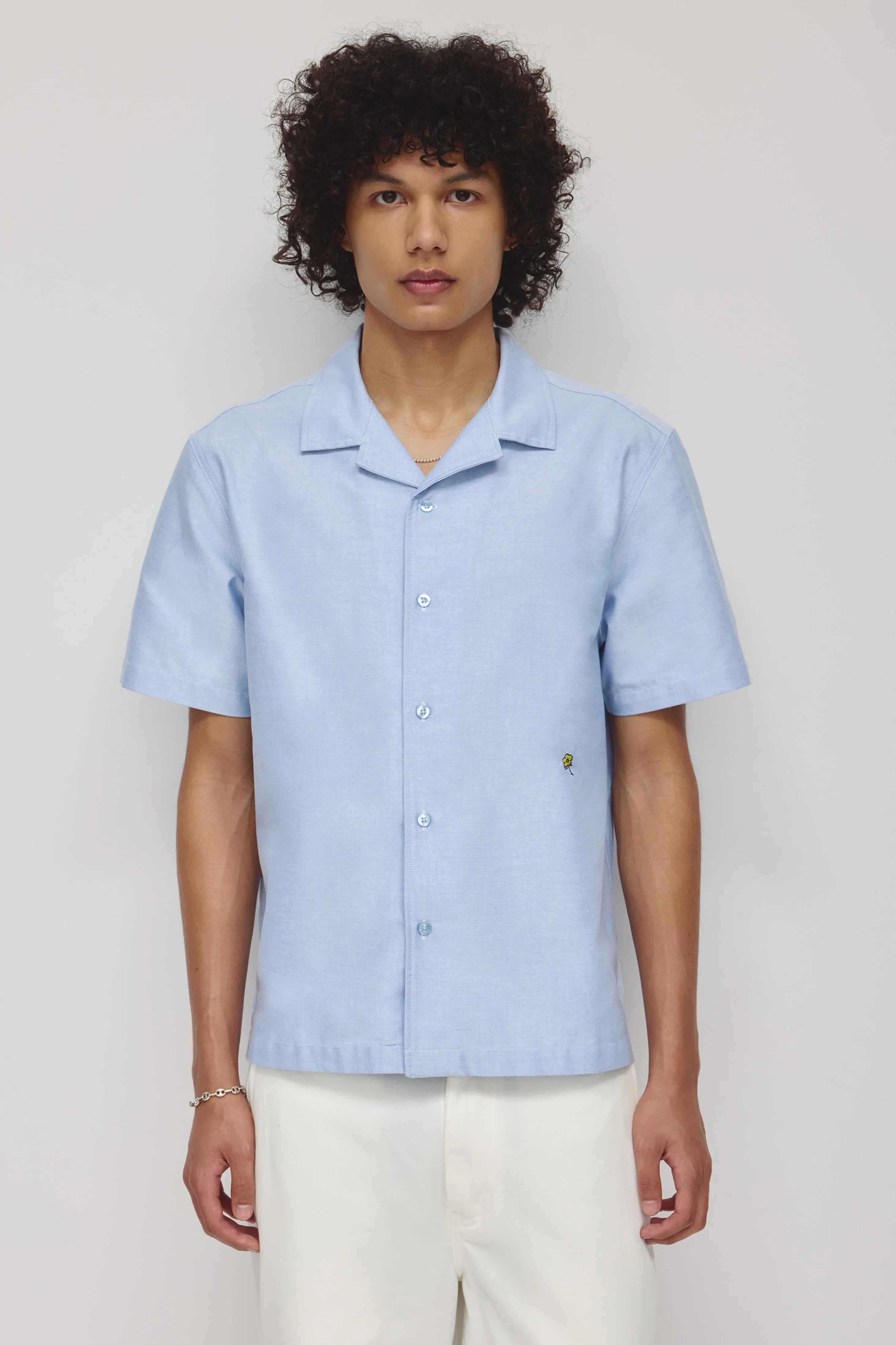 Men's Oxford Camp Shirt in Oxford Blue