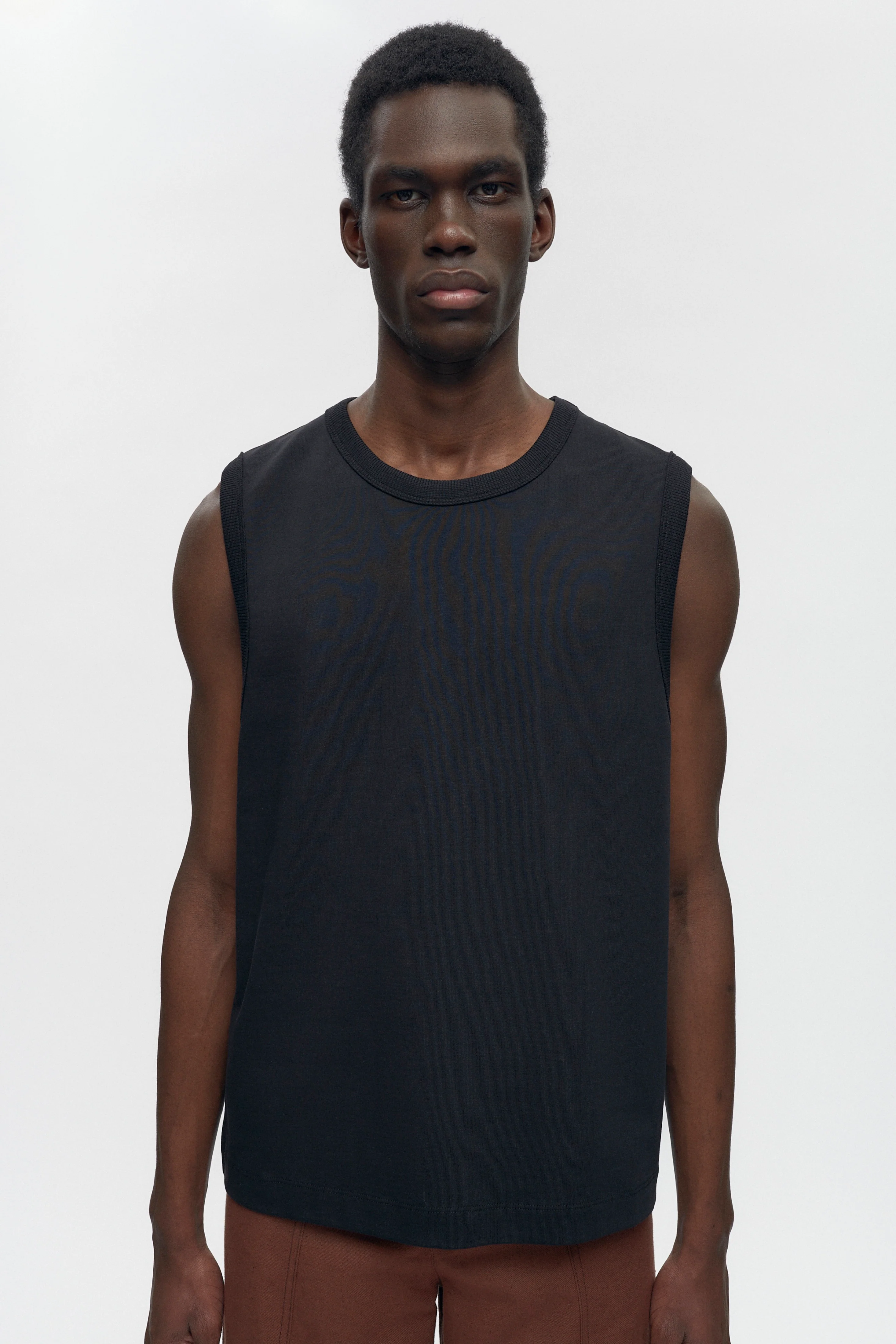 Men's Relaxed Tank in Black
