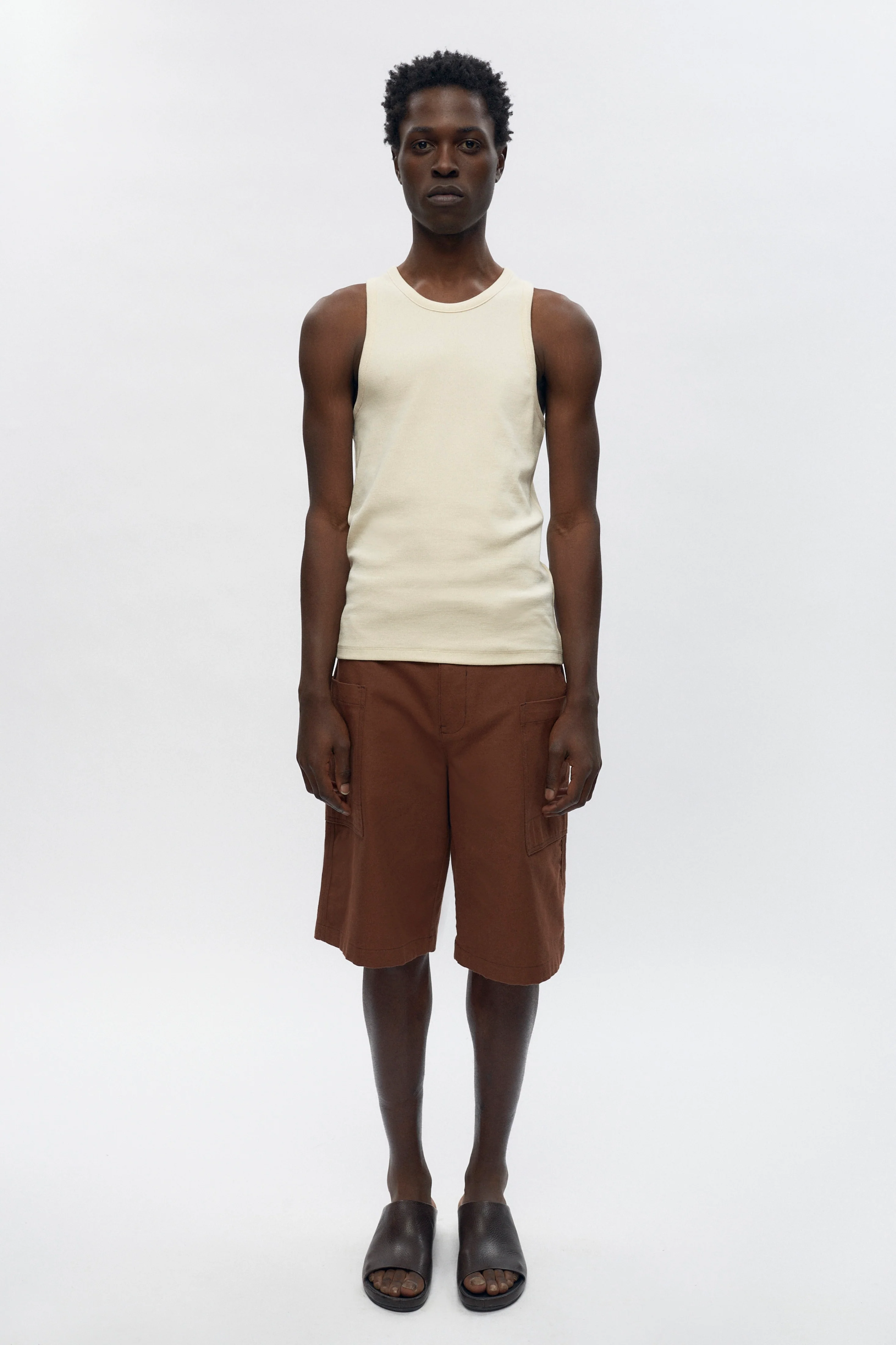 Rib Tank in Natural