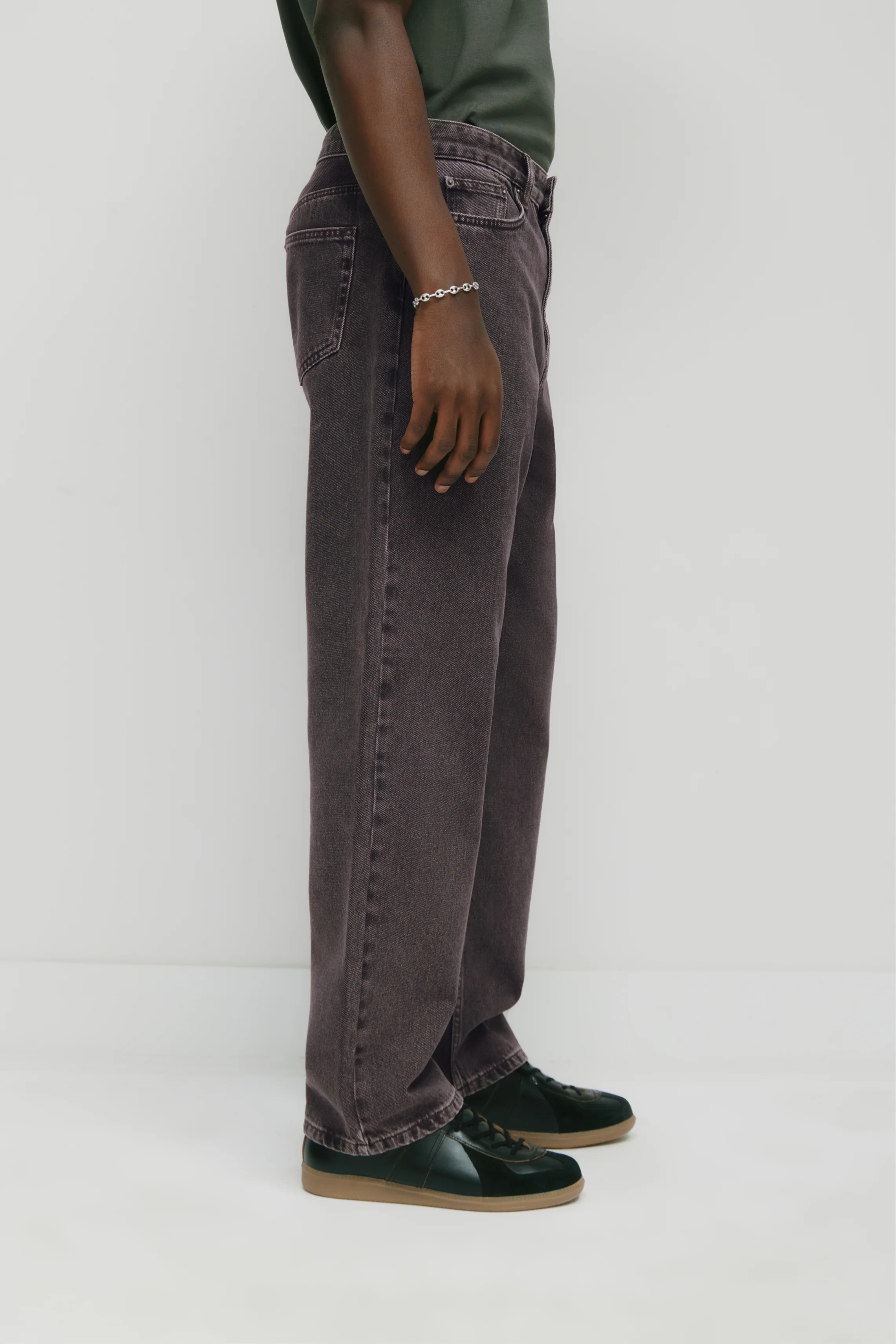 Men's Taba Denim in Brown Wash - Image 4