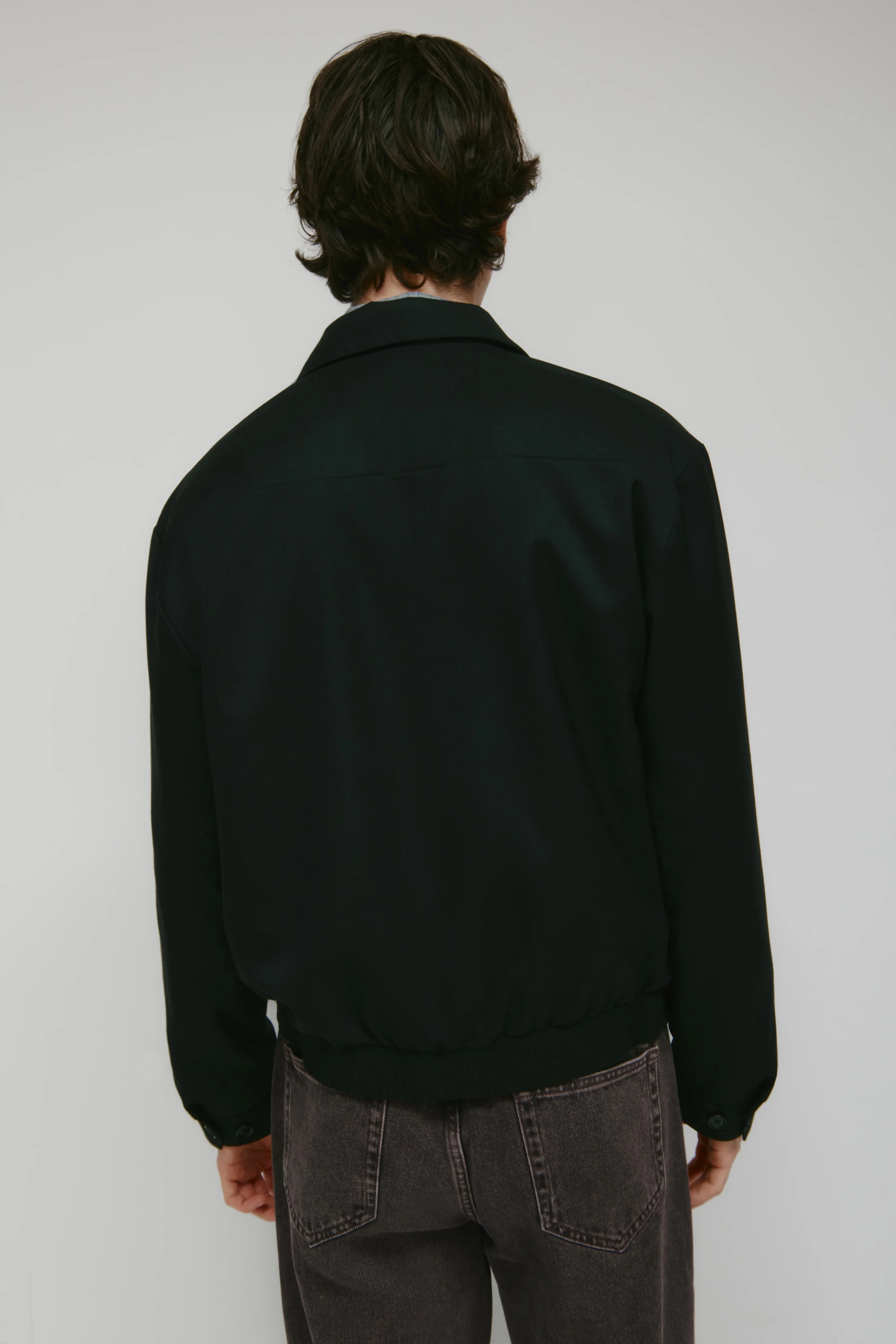 Men's Taym Postal Jacket in Black - Image 5