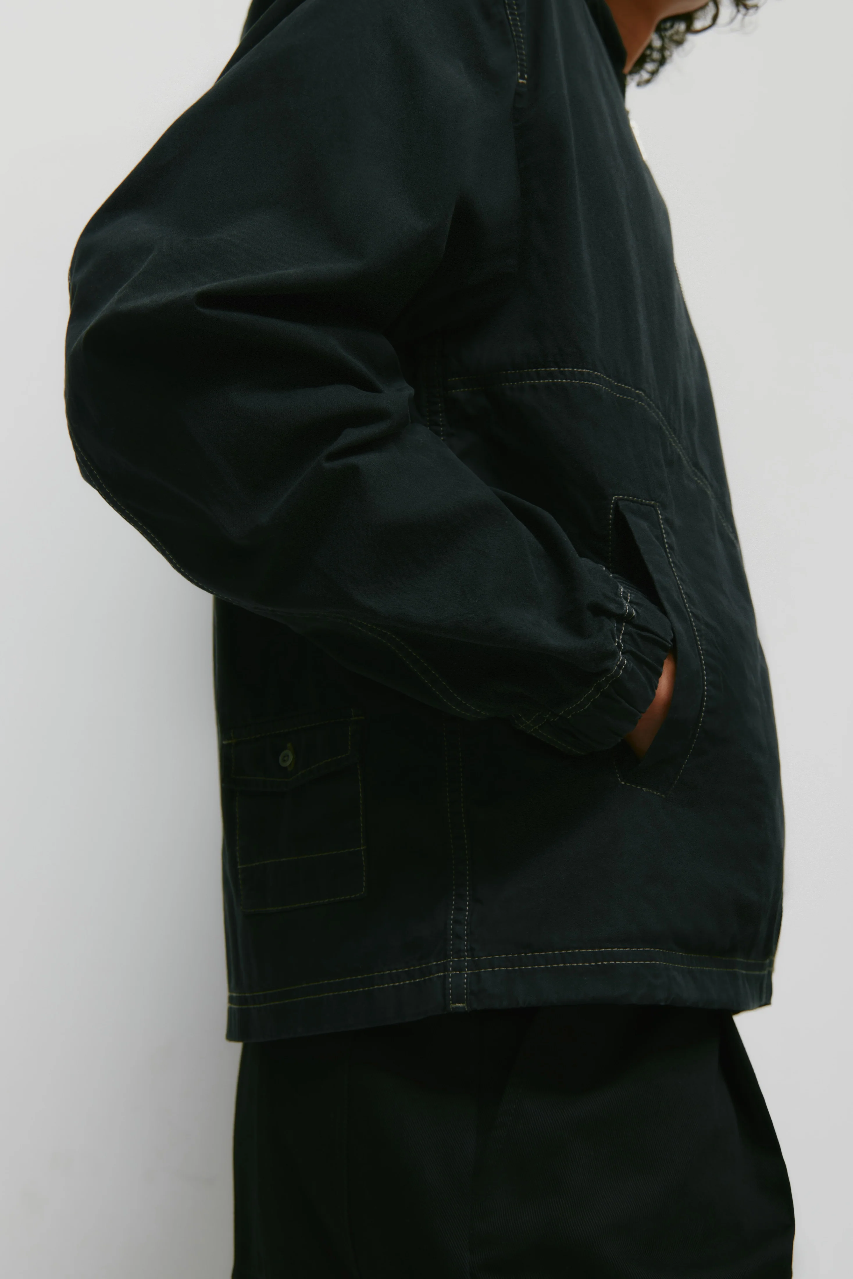 Men's Tefnut Beach Hoodie in Black - Image 10