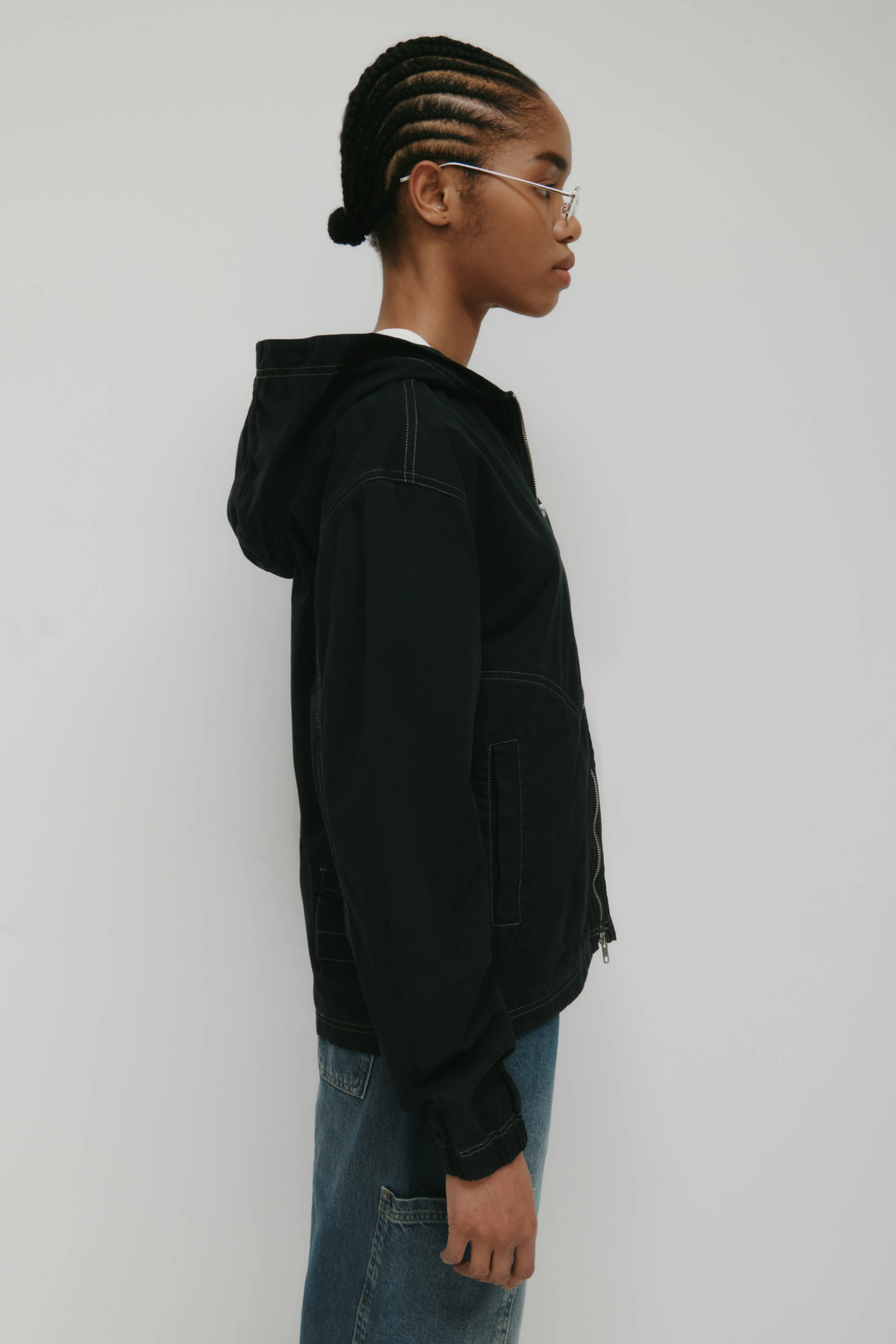 Men's Tefnut Beach Hoodie in Black - Image 6