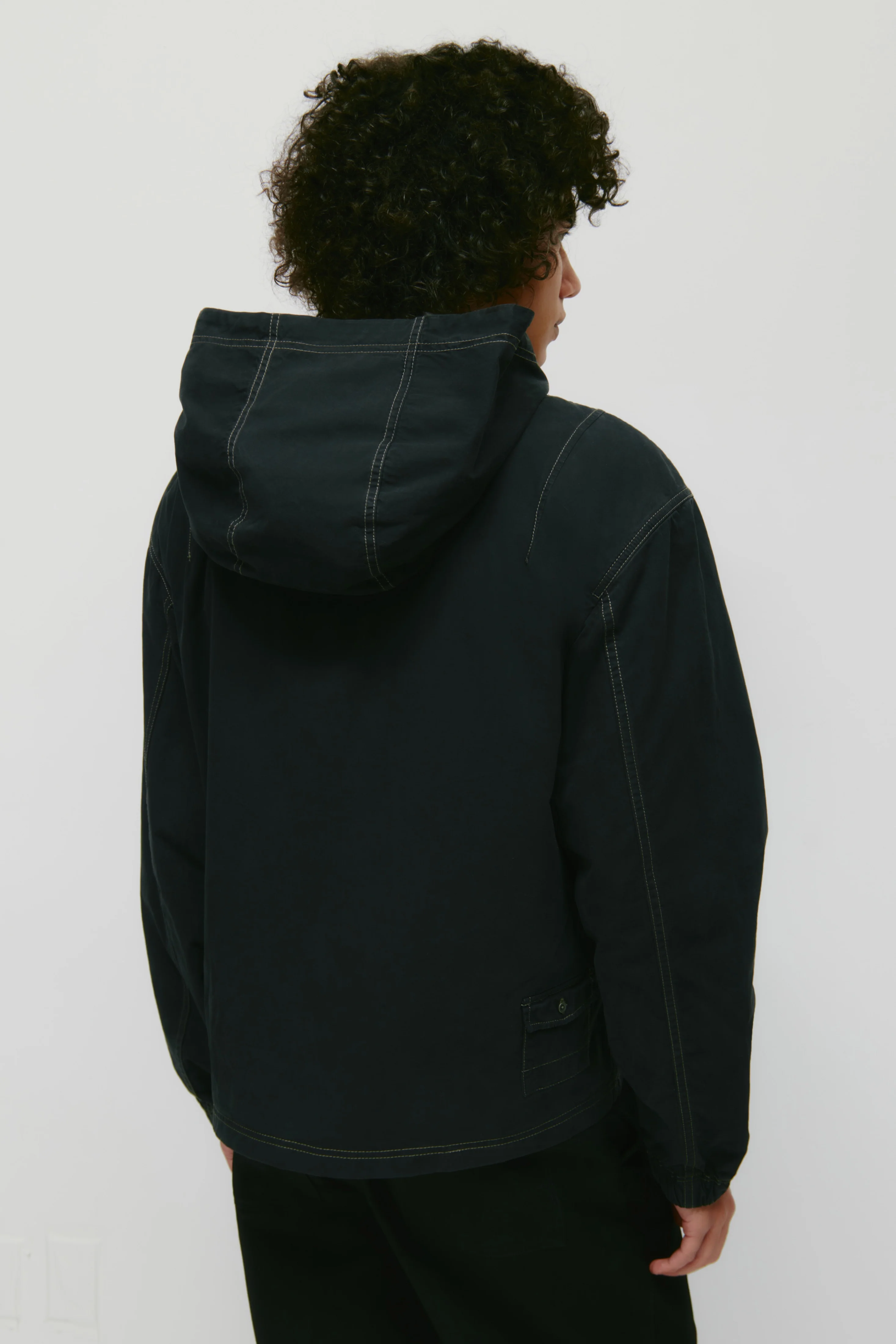 Men's Tefnut Beach Hoodie in Black - Image 7