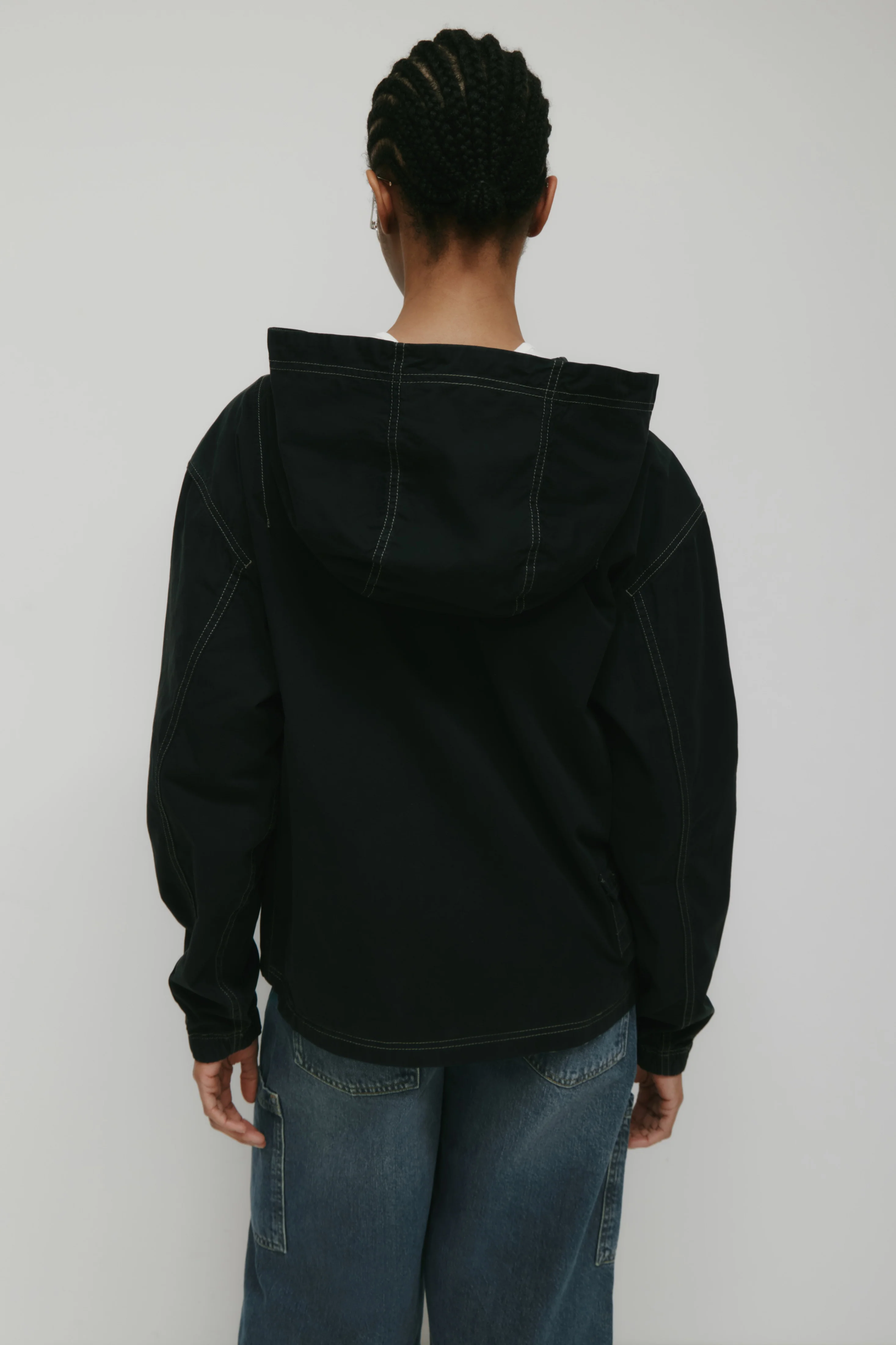 Men's Tefnut Beach Hoodie in Black - Image 8