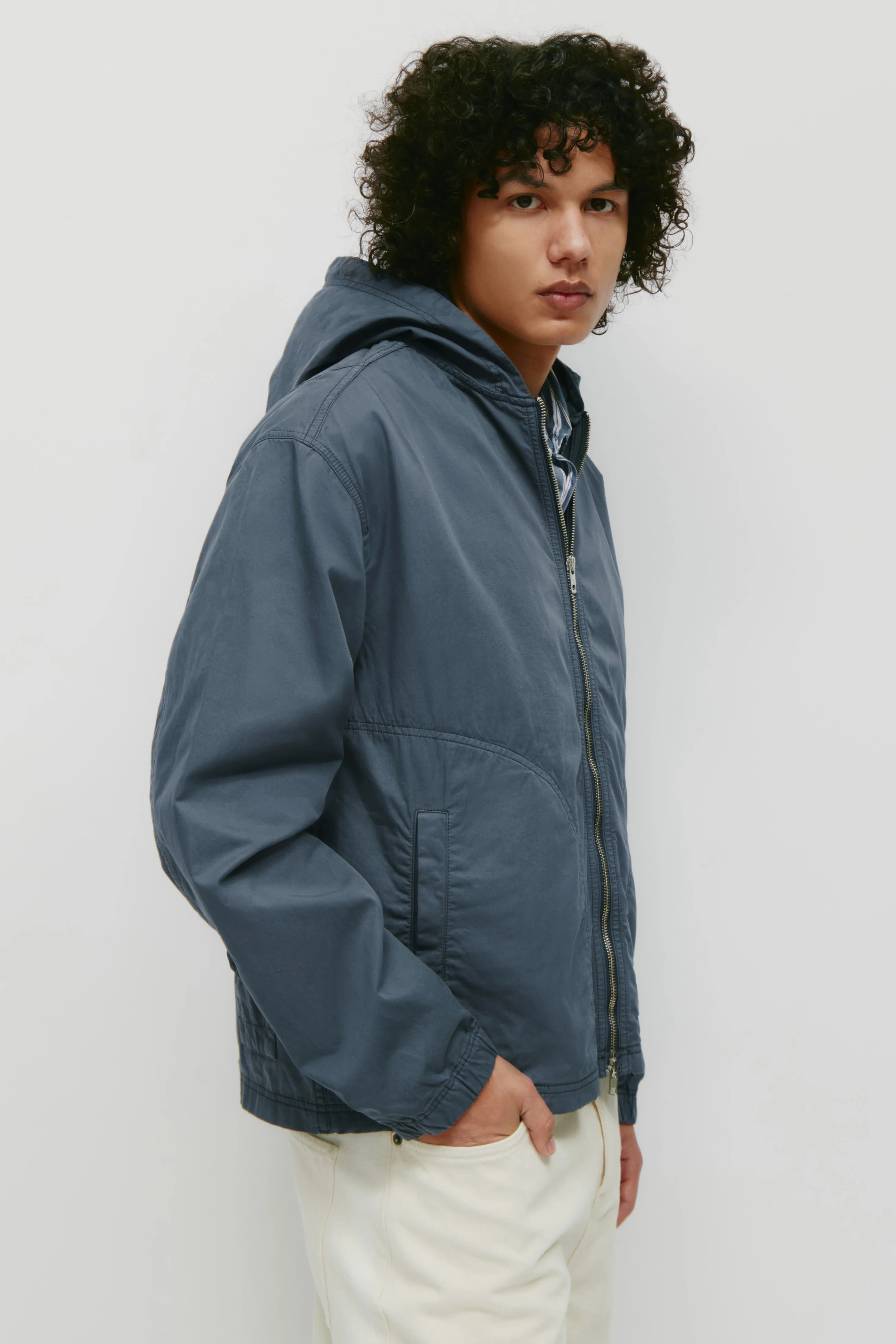 Men's Tefnut Beach Hoodie in Dark Slate - Image 6