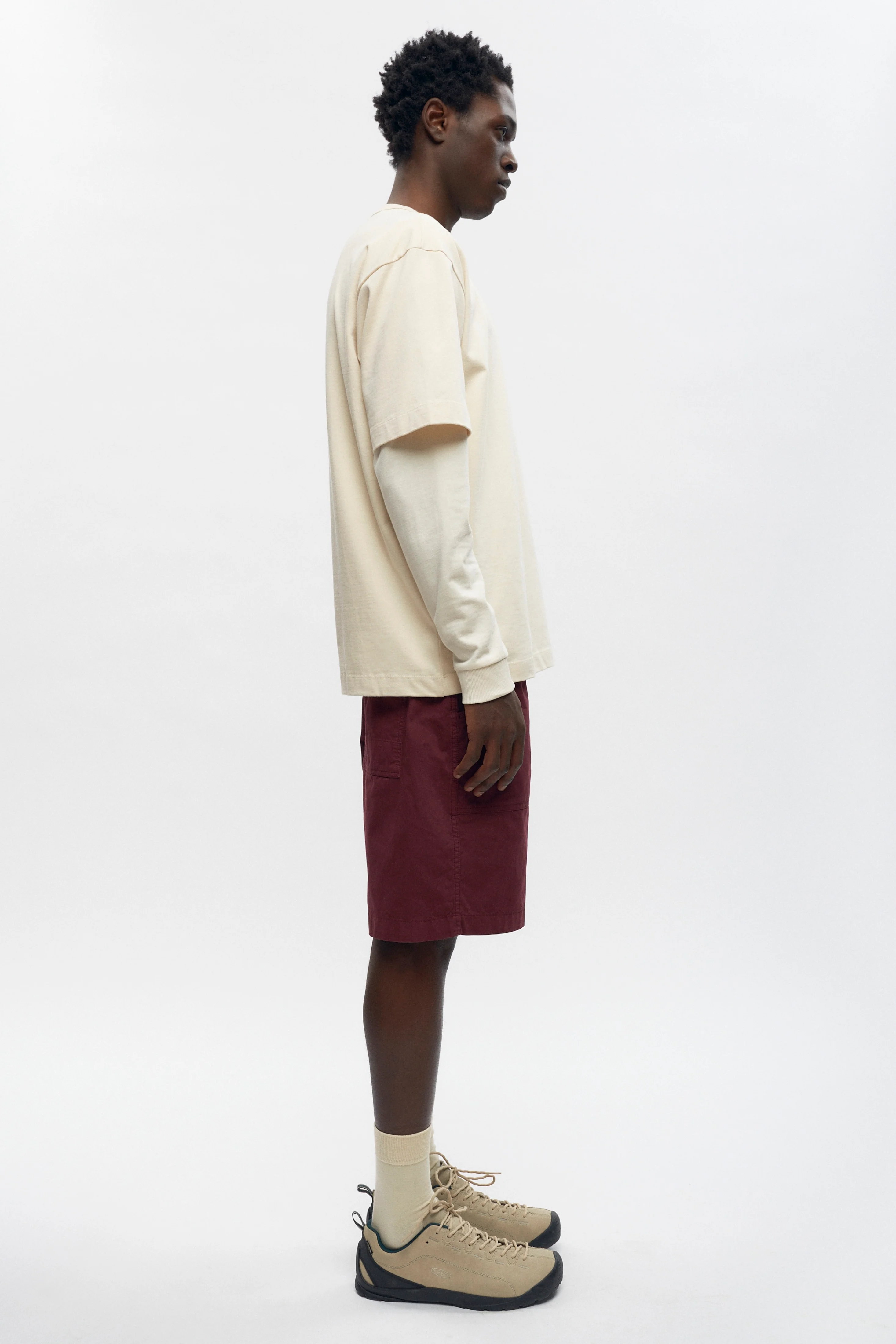Tefnut Beach Shorts in Plum - Image 5