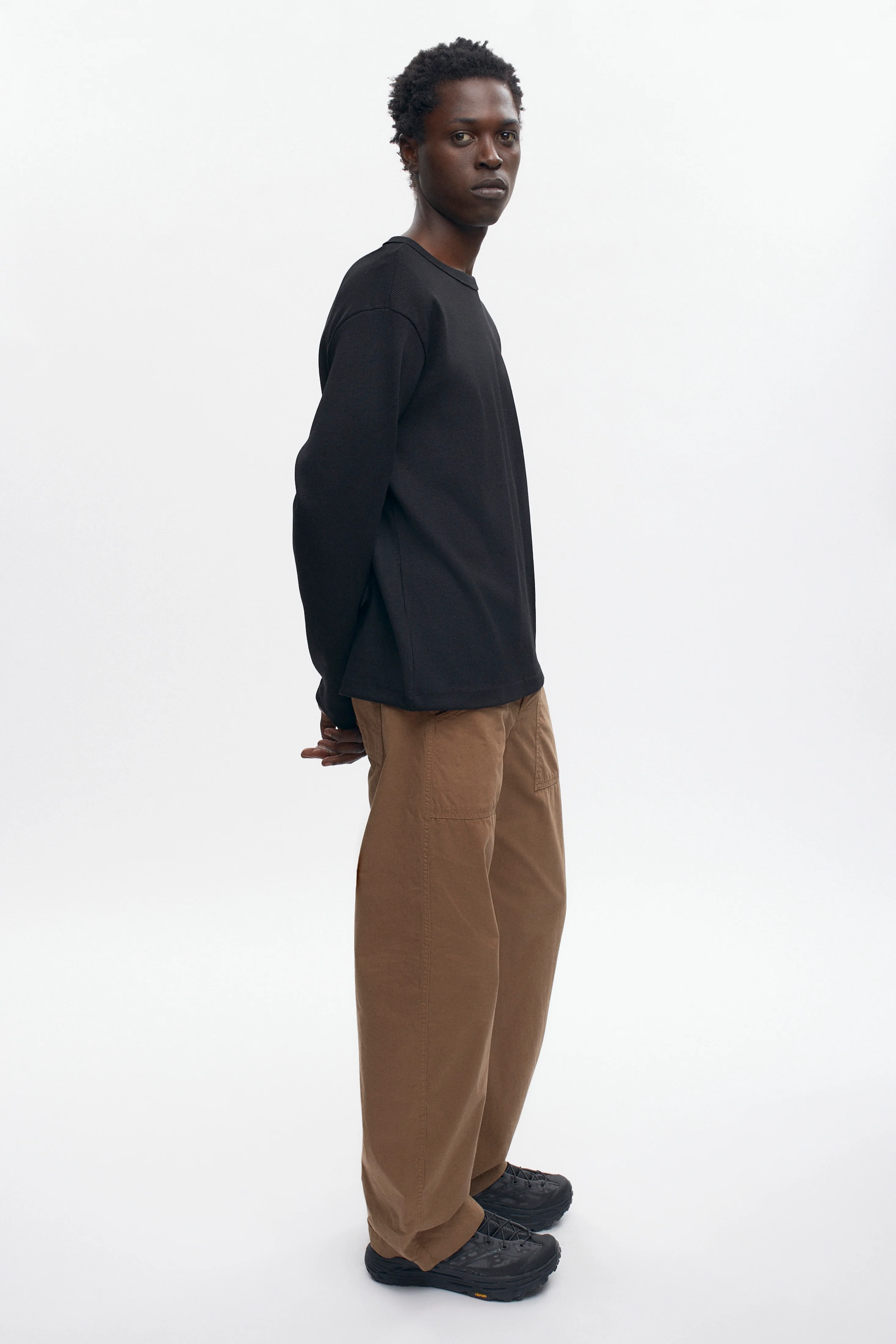 Men's Thebes Longsleeve in Black - Image 5