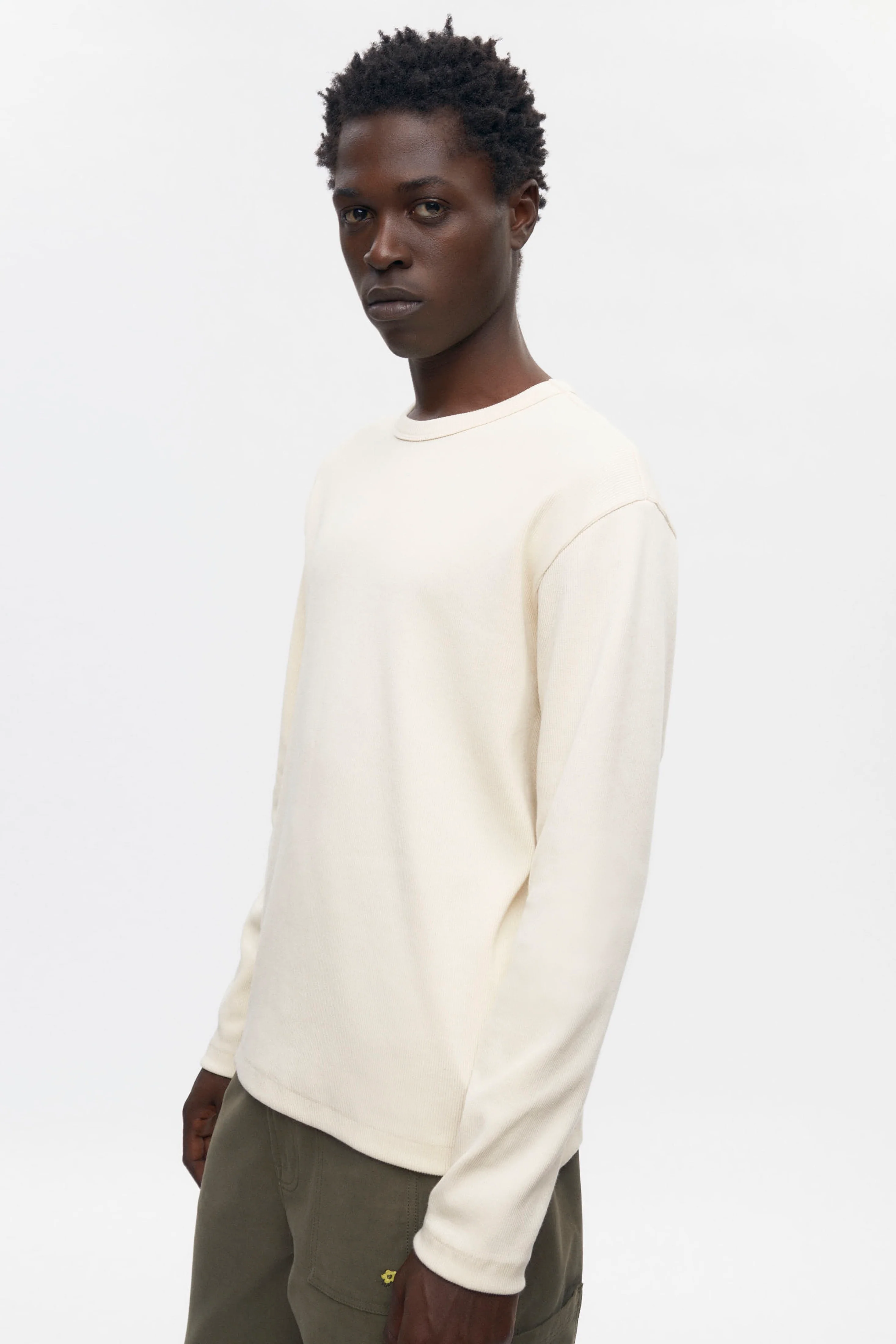 Men's Thebes Longsleeve in Natural - Image 4