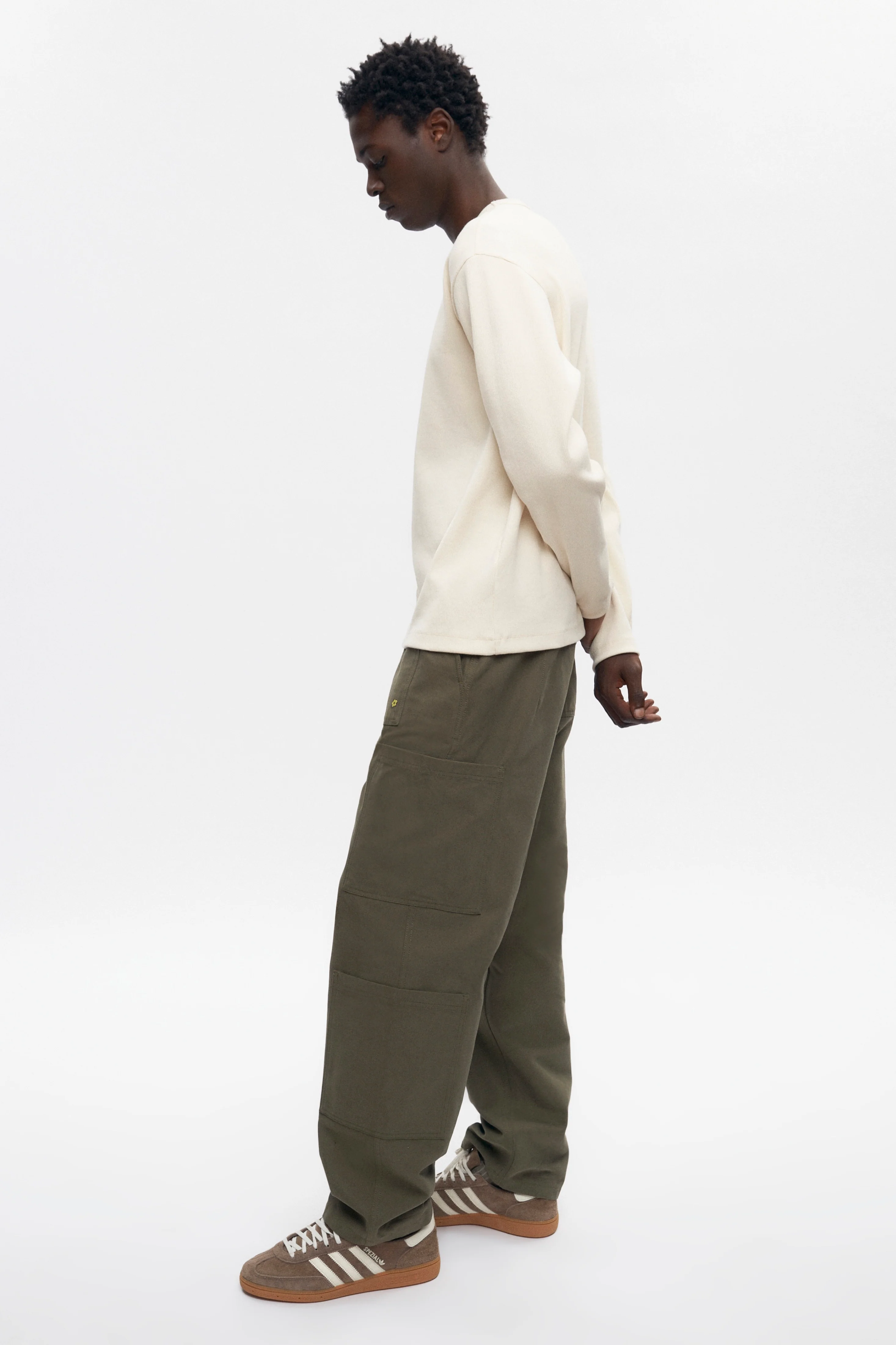Men's Thebes Longsleeve in Natural - Image 5