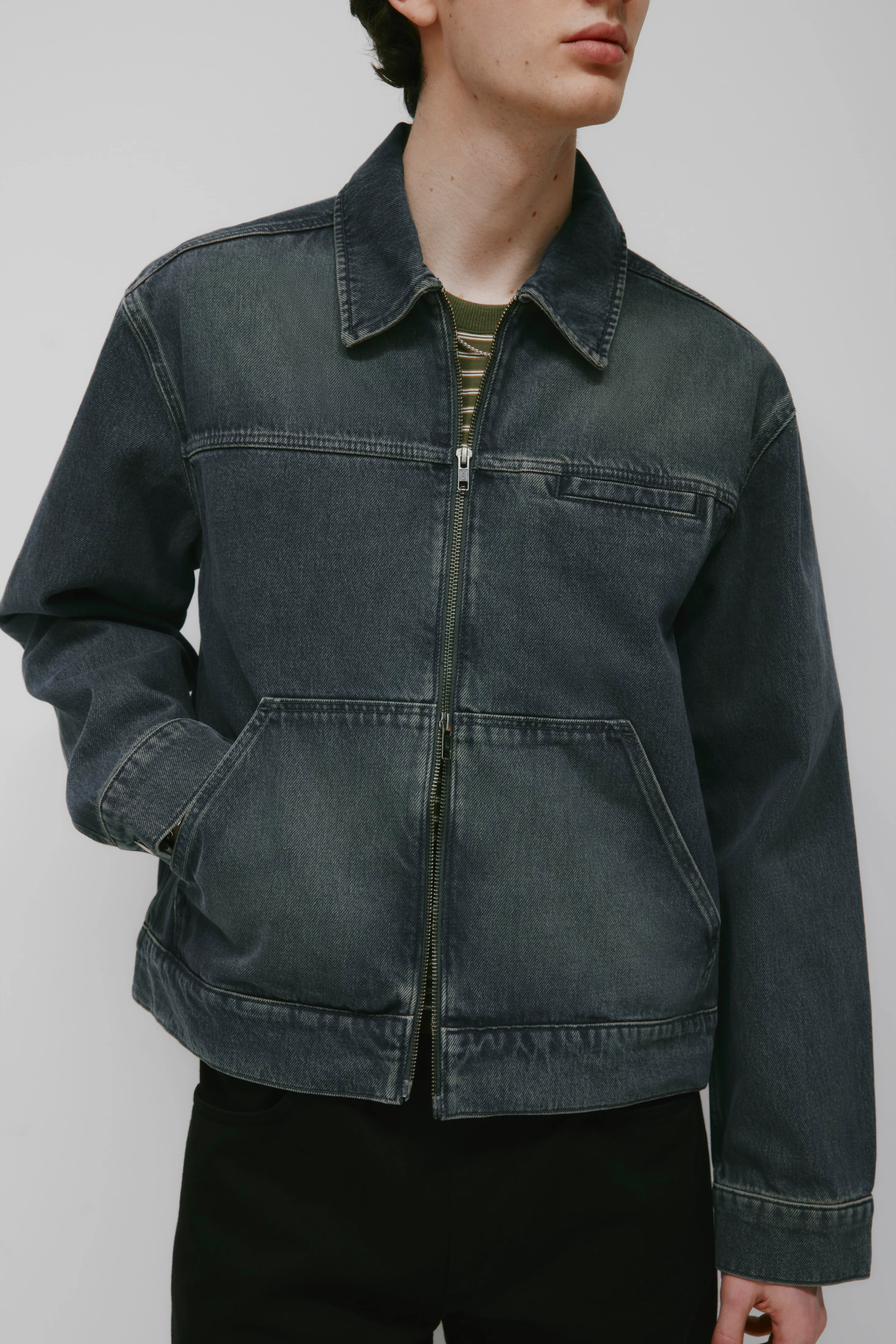 Men's Tura Jacket in Storm Wash - Image 6