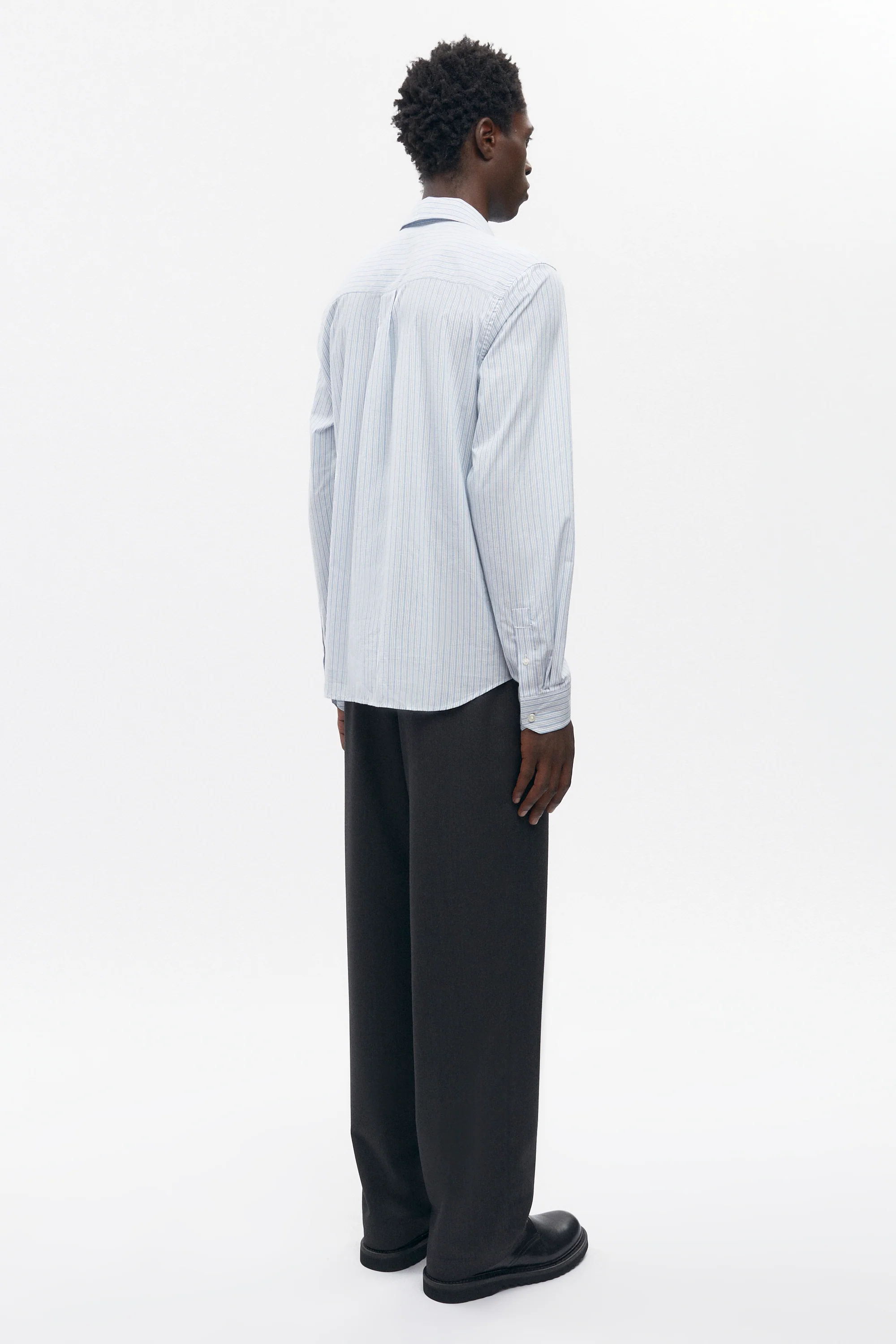 Men's Wool Trouser in Charcoal - Image 6