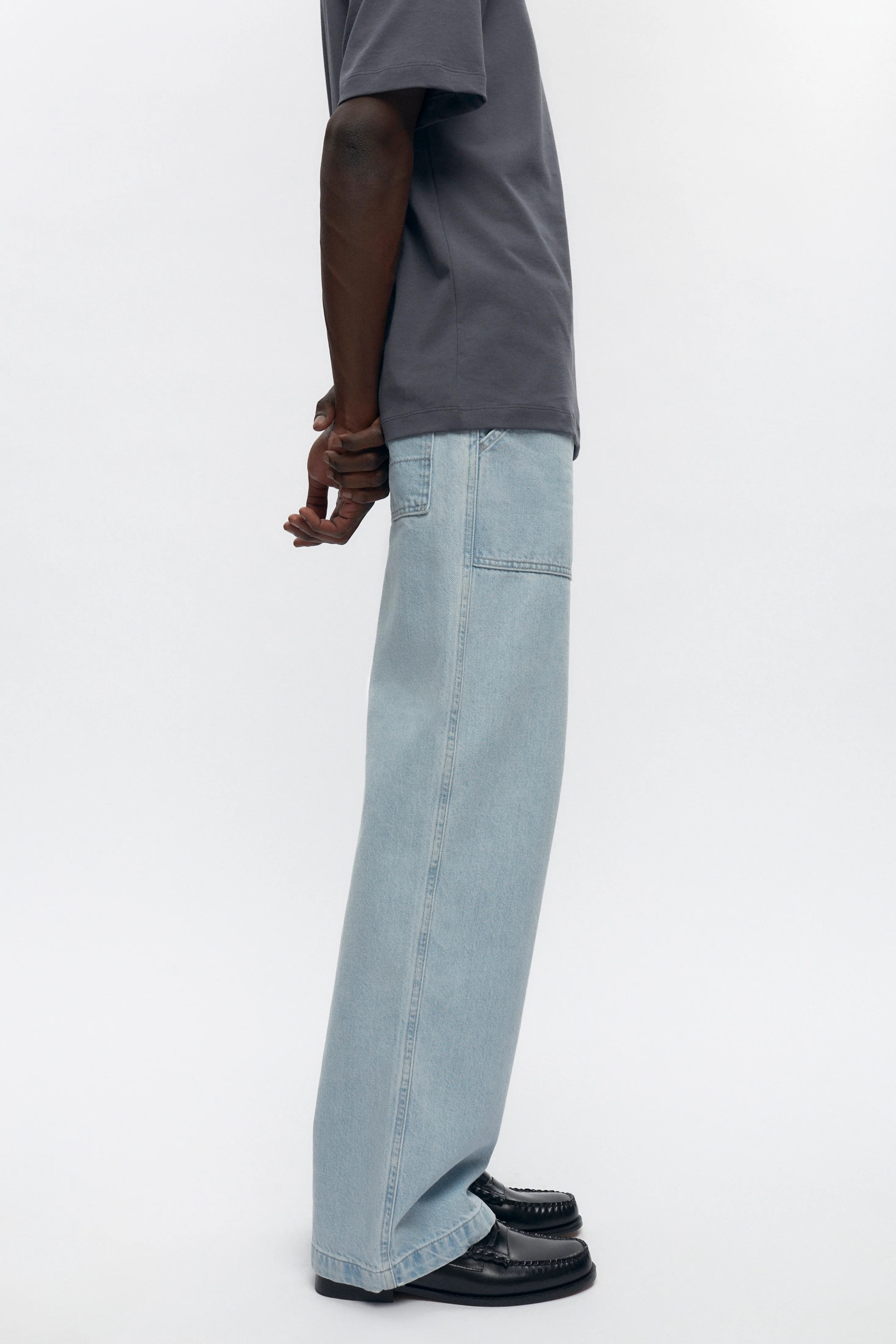 Work Denim in Light Wash - Image 4