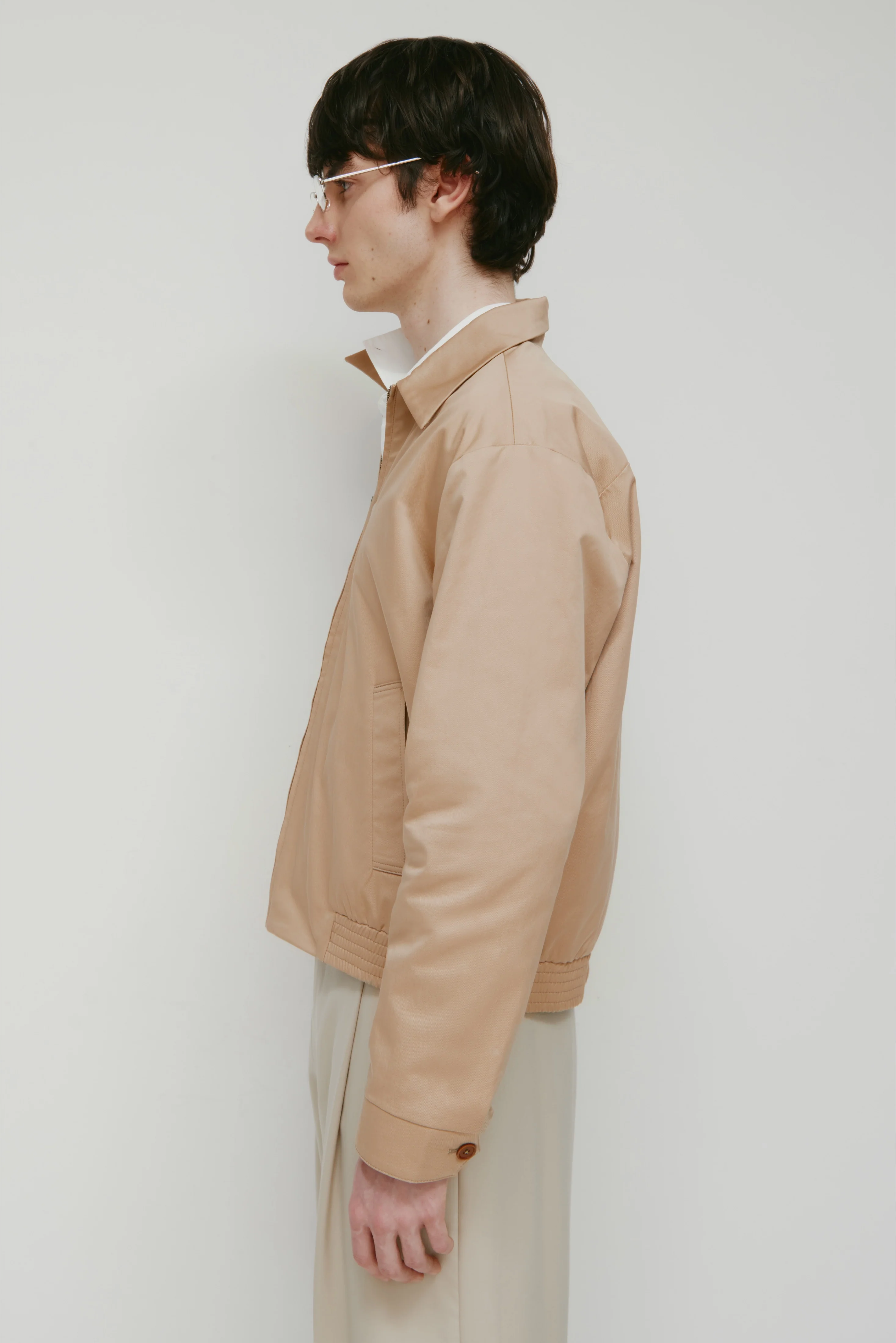 Men's Zayd Postal Jacket in Safari - Image 3