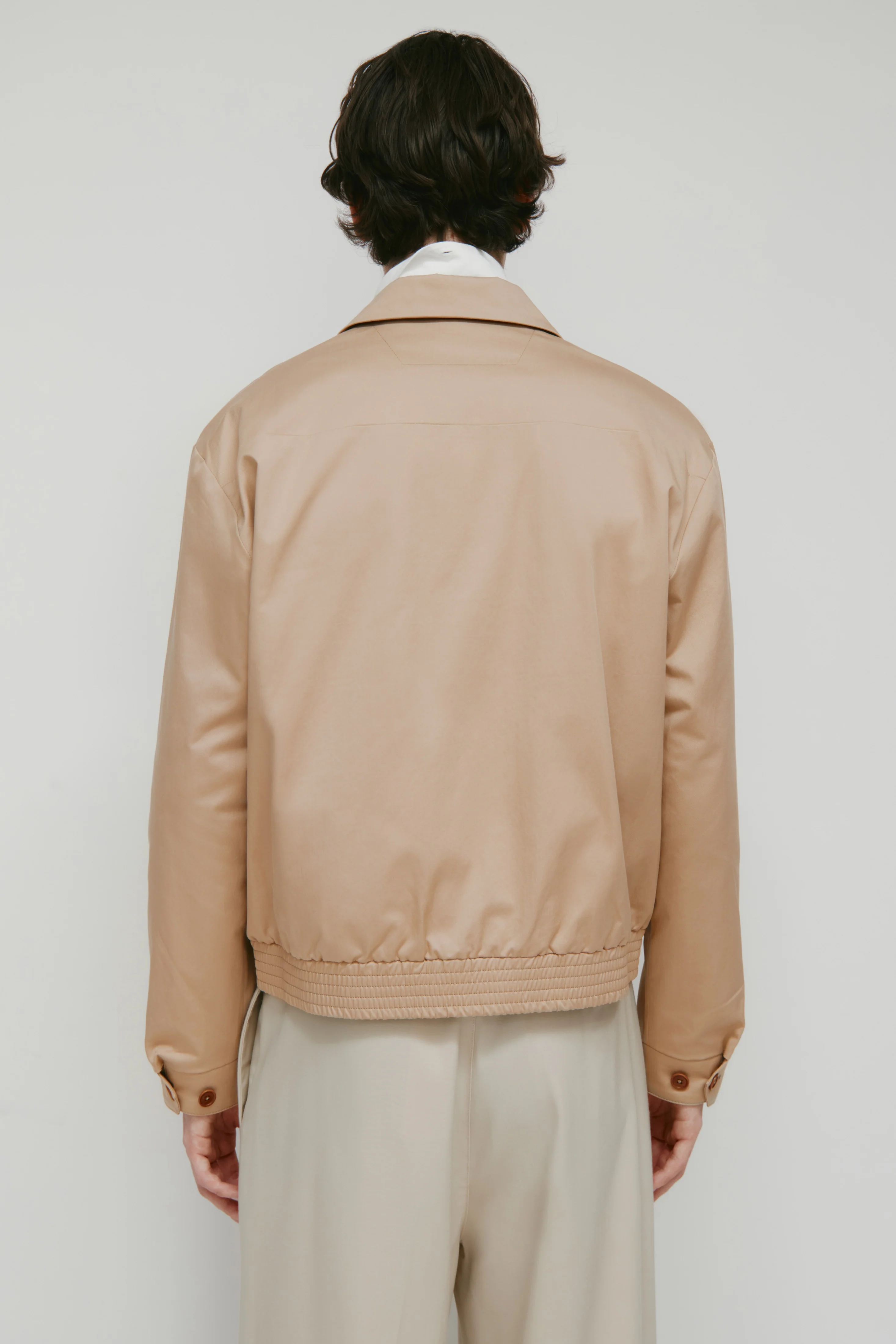Men's Zayd Postal Jacket in Safari - Image 4
