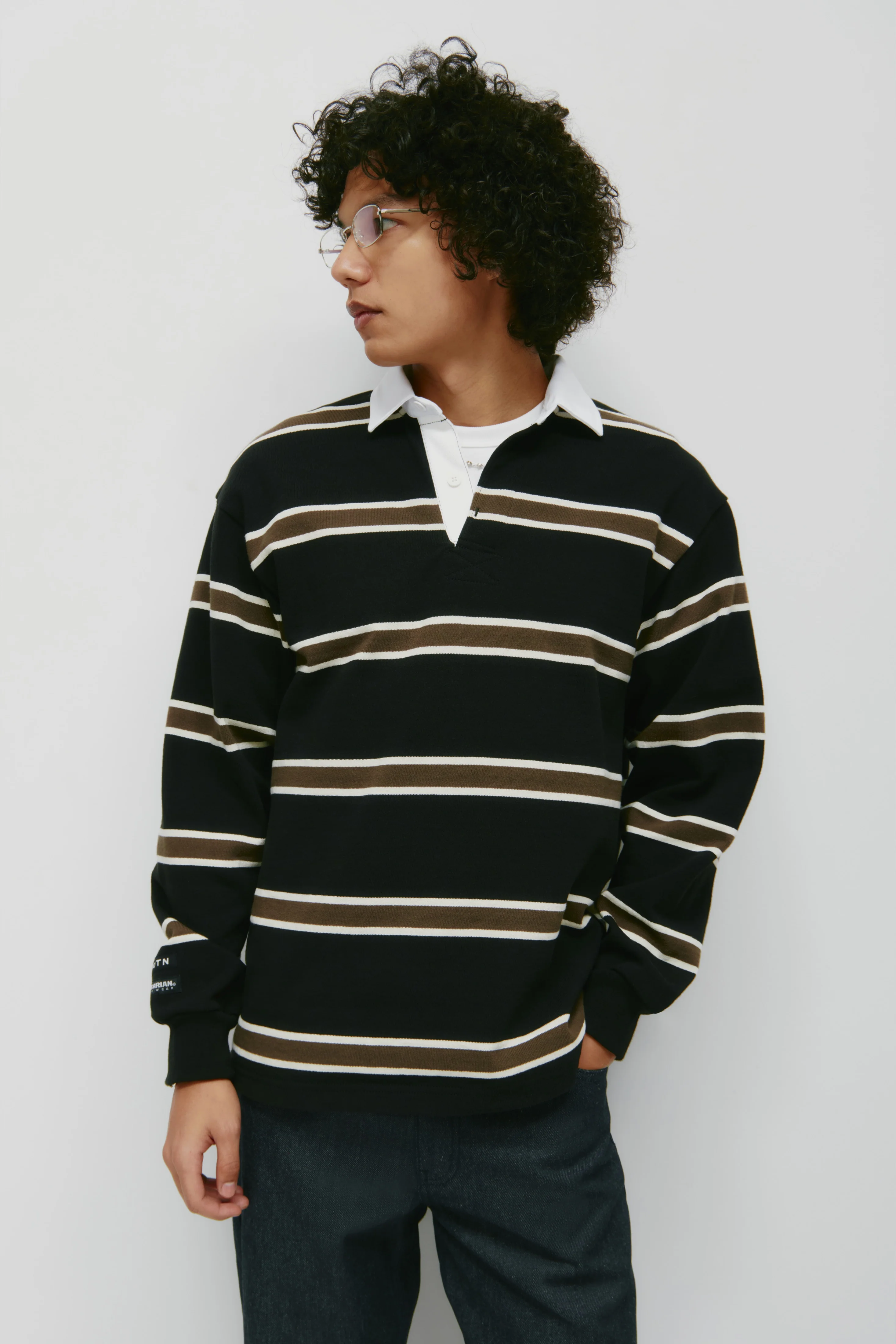 Barbarian Rugby in Black/Moss/Ivory - Image 3