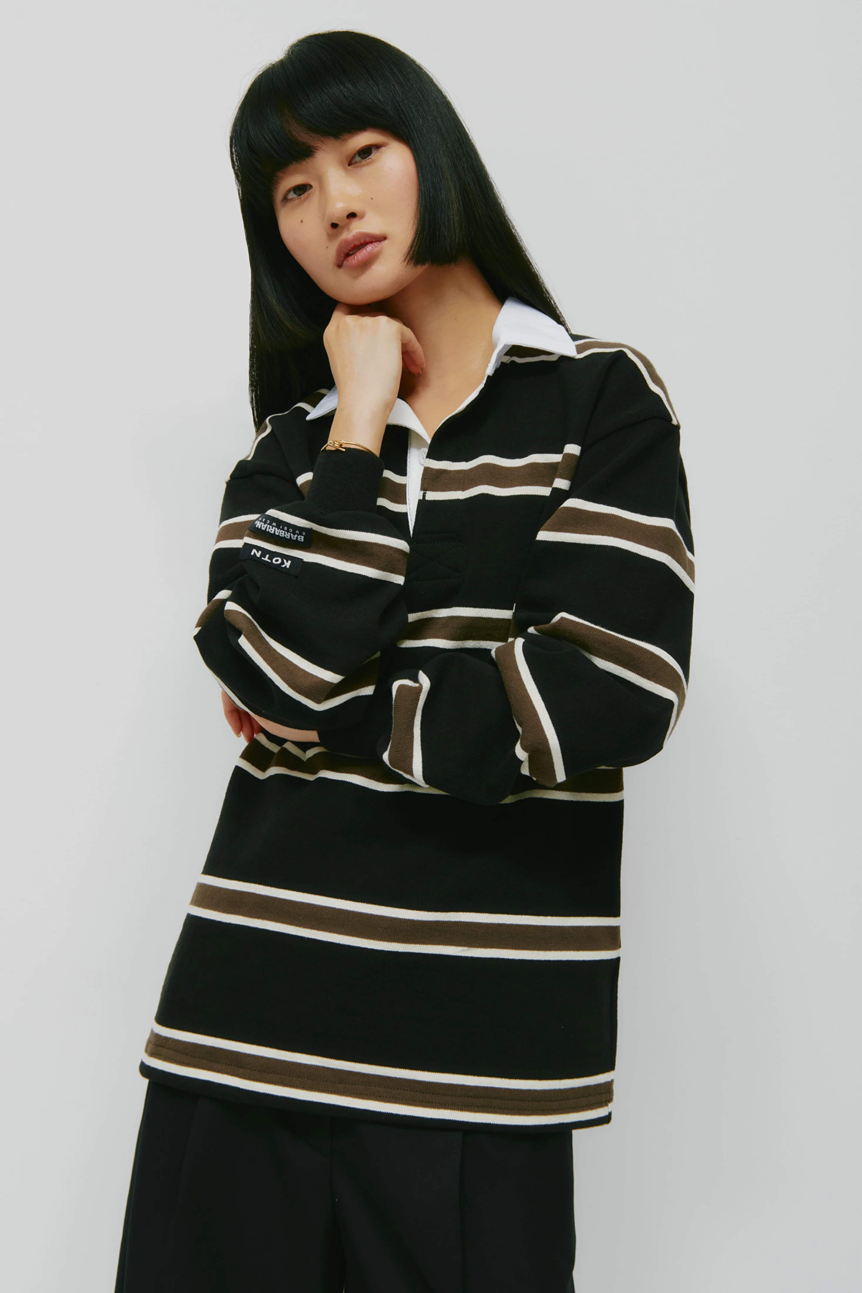 Barbarian Rugby in Black/Moss/Ivory - Image 4