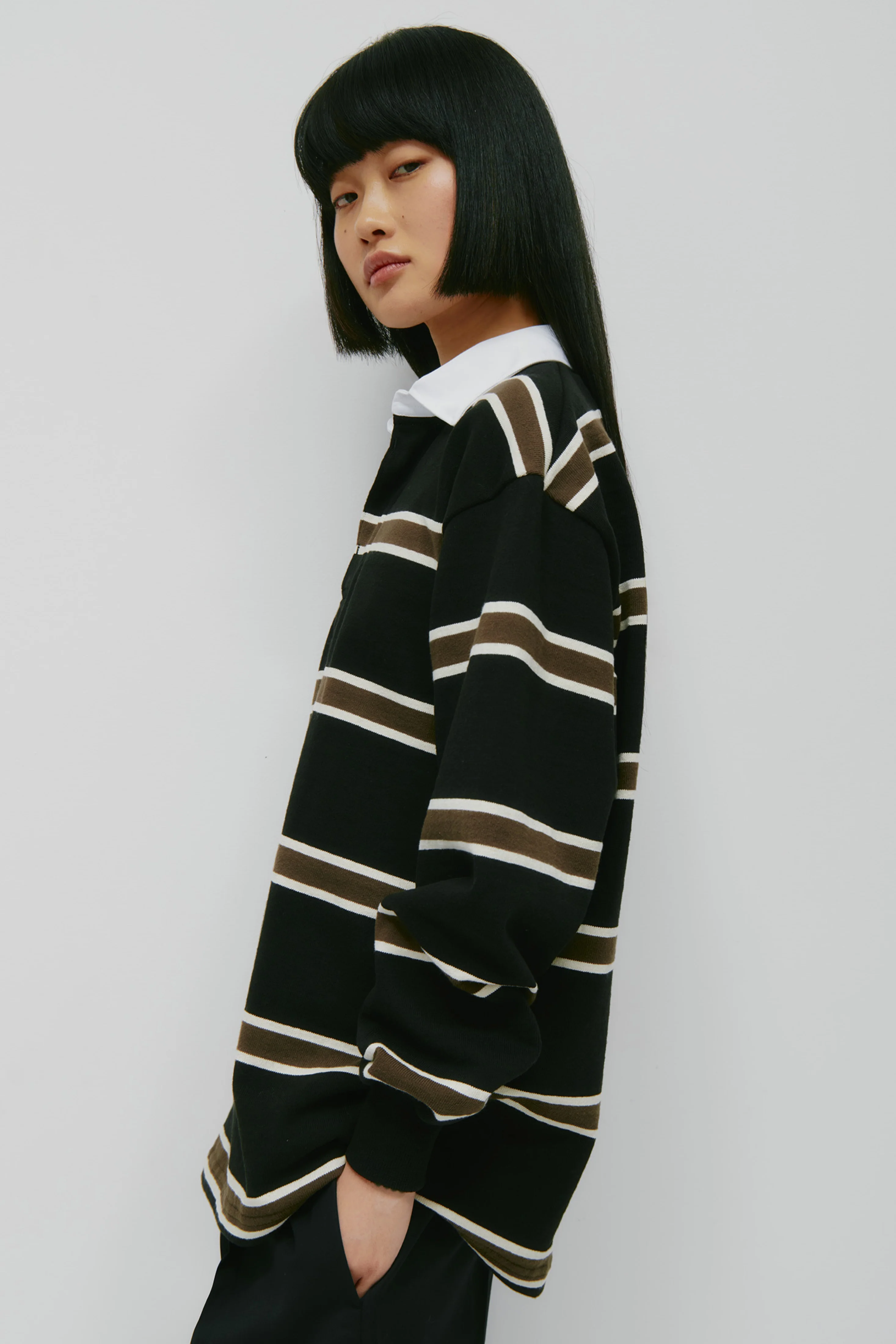 Barbarian Rugby in Black/Moss/Ivory - Image 6