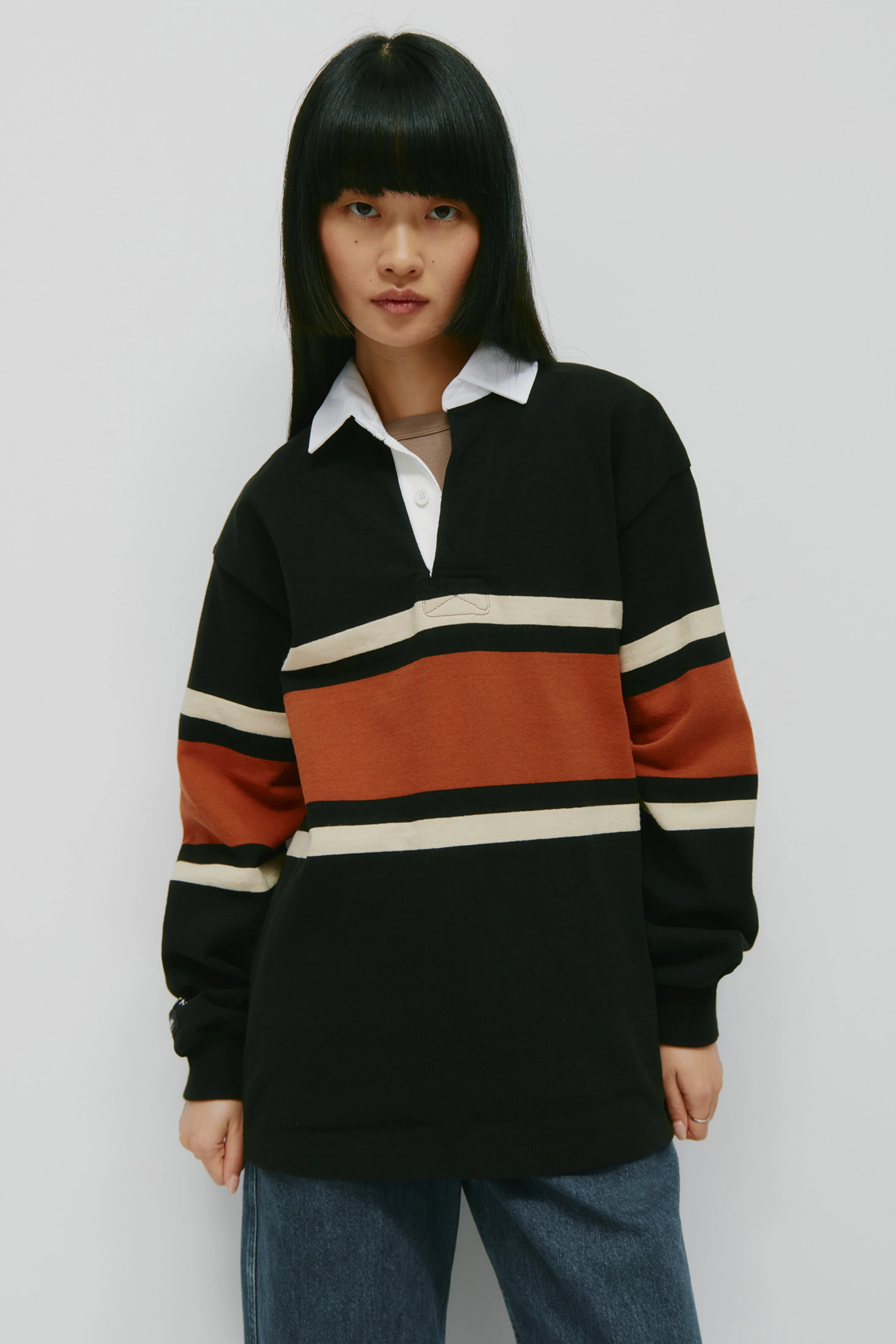 Barbarian Rugby in Black/Rust Stripe - Image 4