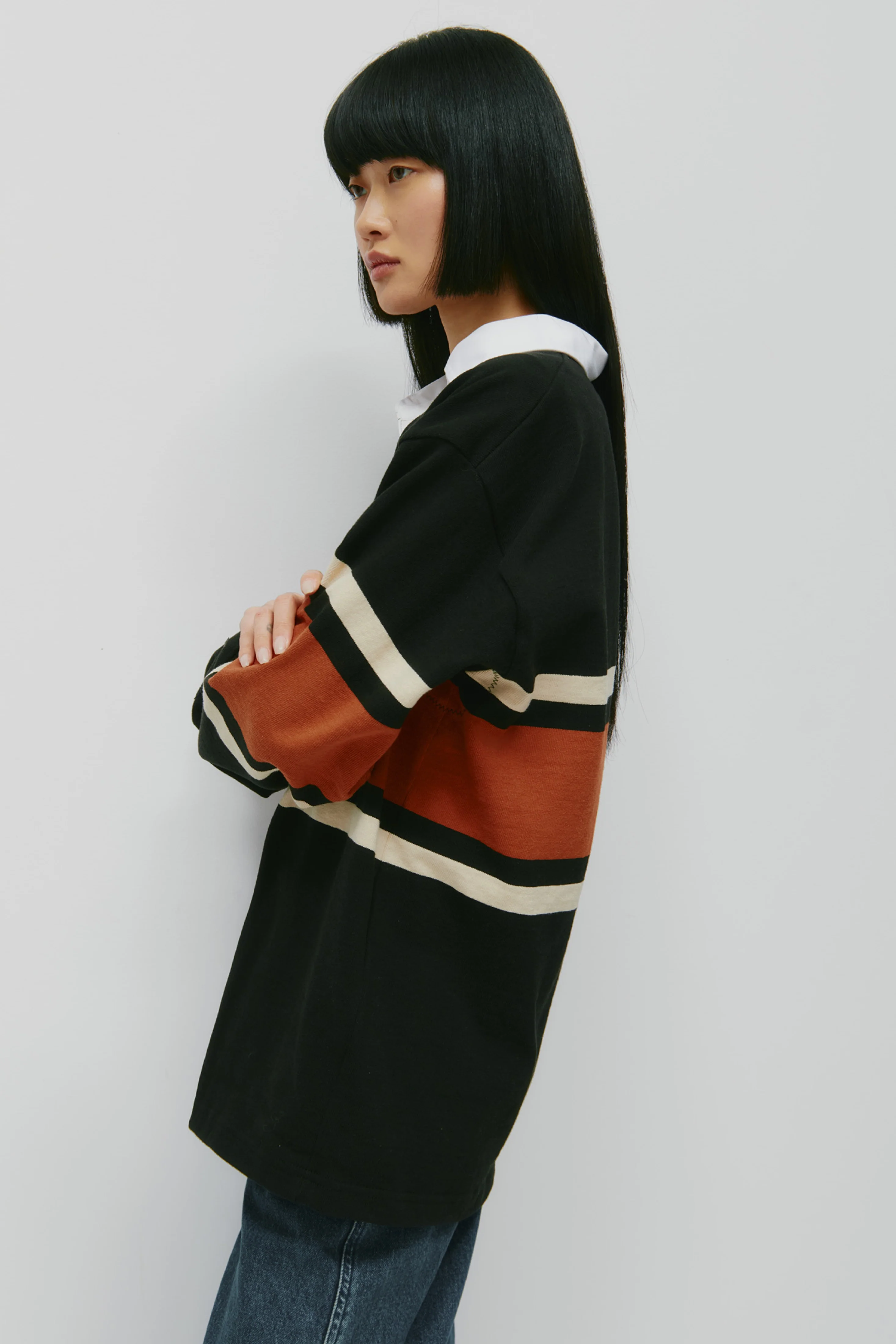 Barbarian Rugby in Black/Rust Stripe - Image 6
