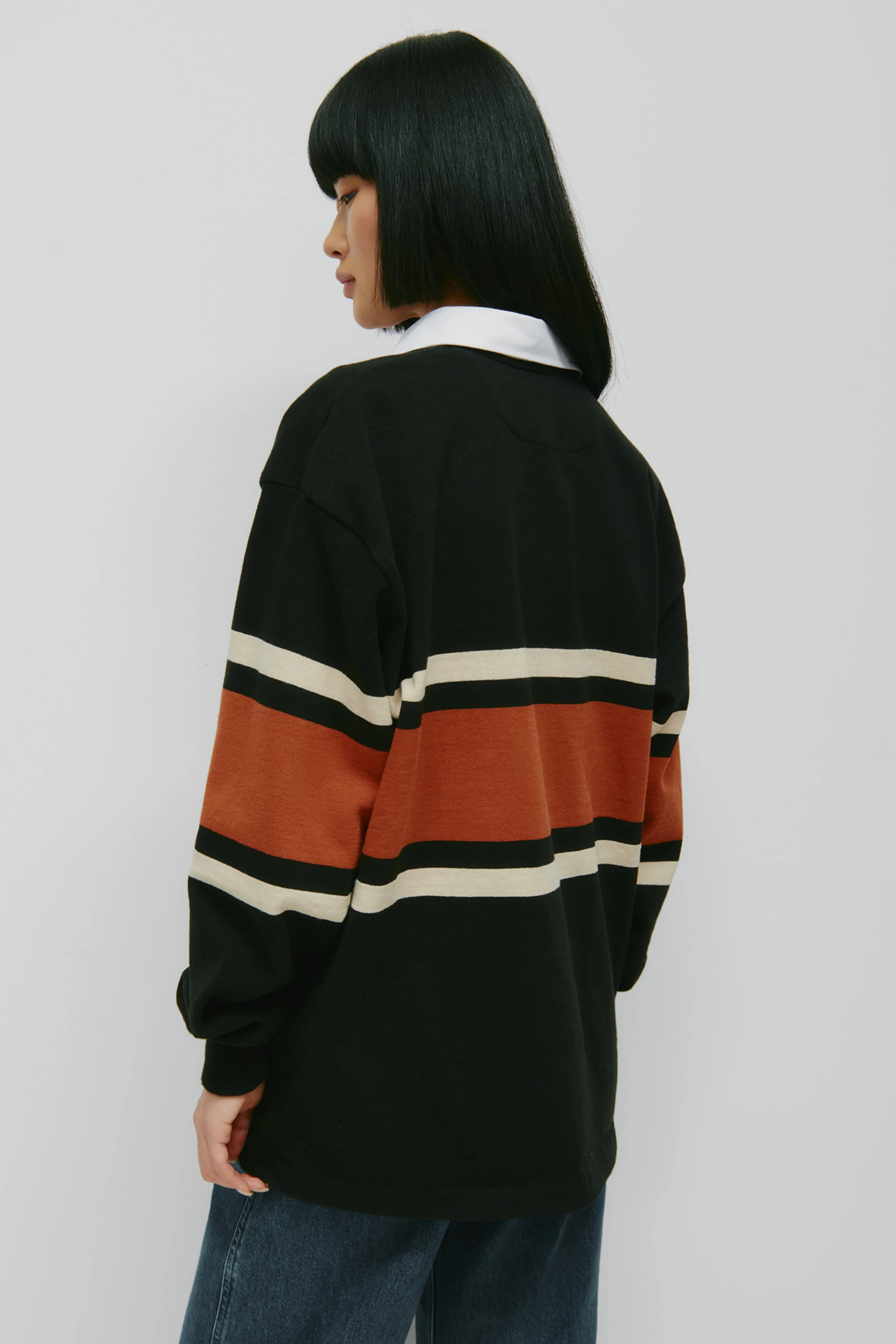 Barbarian Rugby in Black/Rust Stripe - Image 7