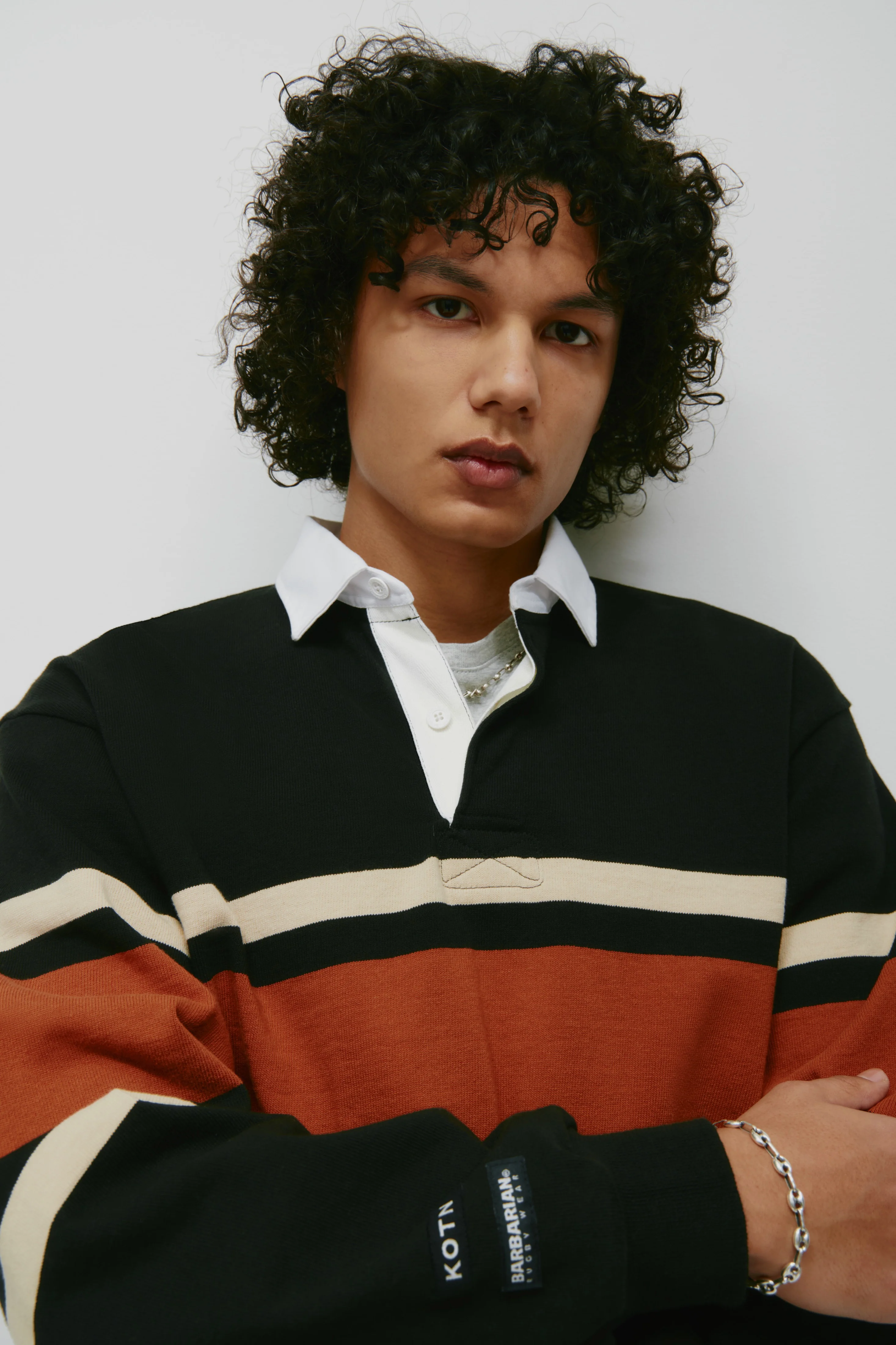 Barbarian Rugby in Black/Rust Stripe - Image 8