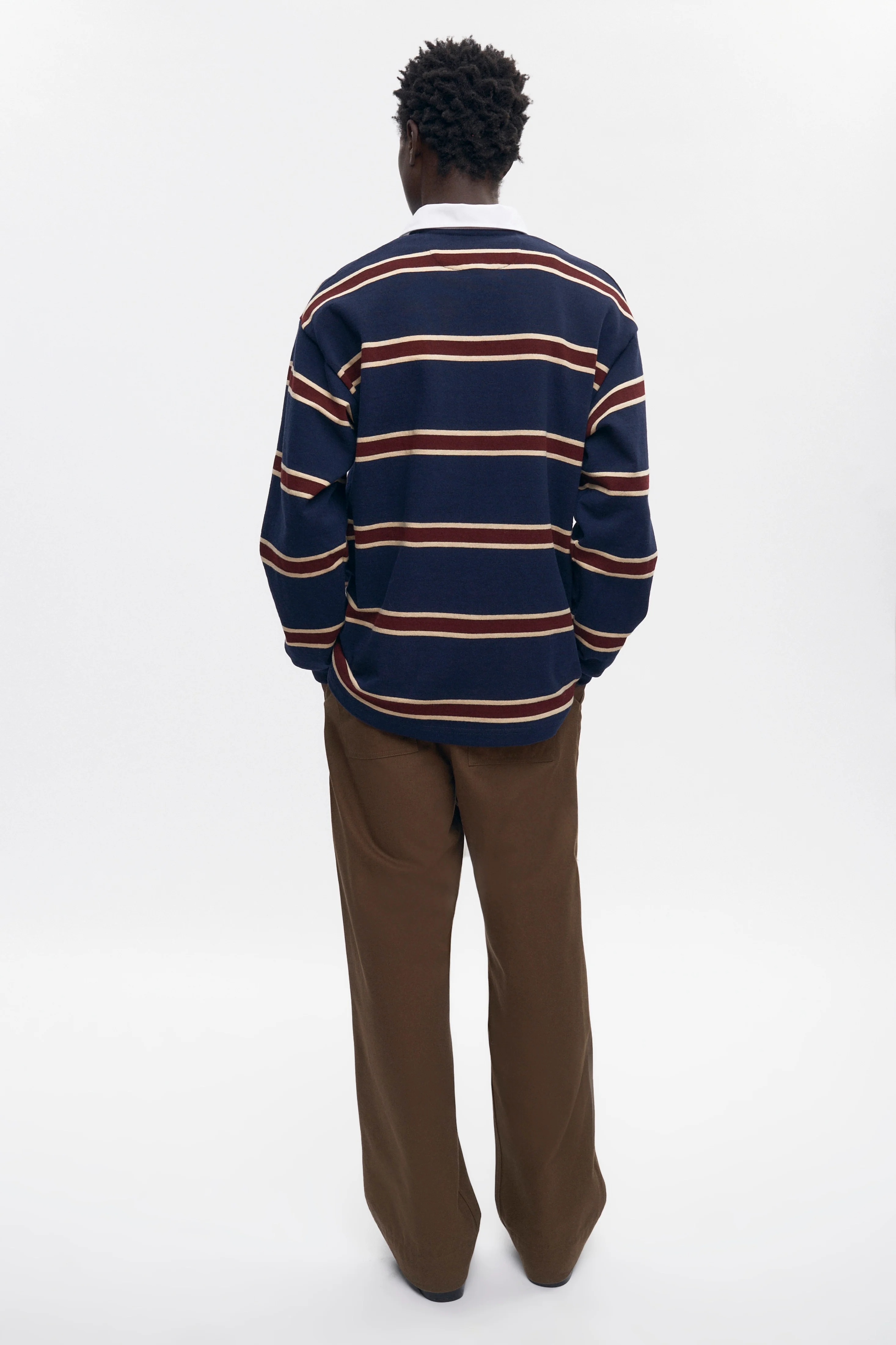 Barbarian Rugby in Harvard/Navy/Beige - Image 4