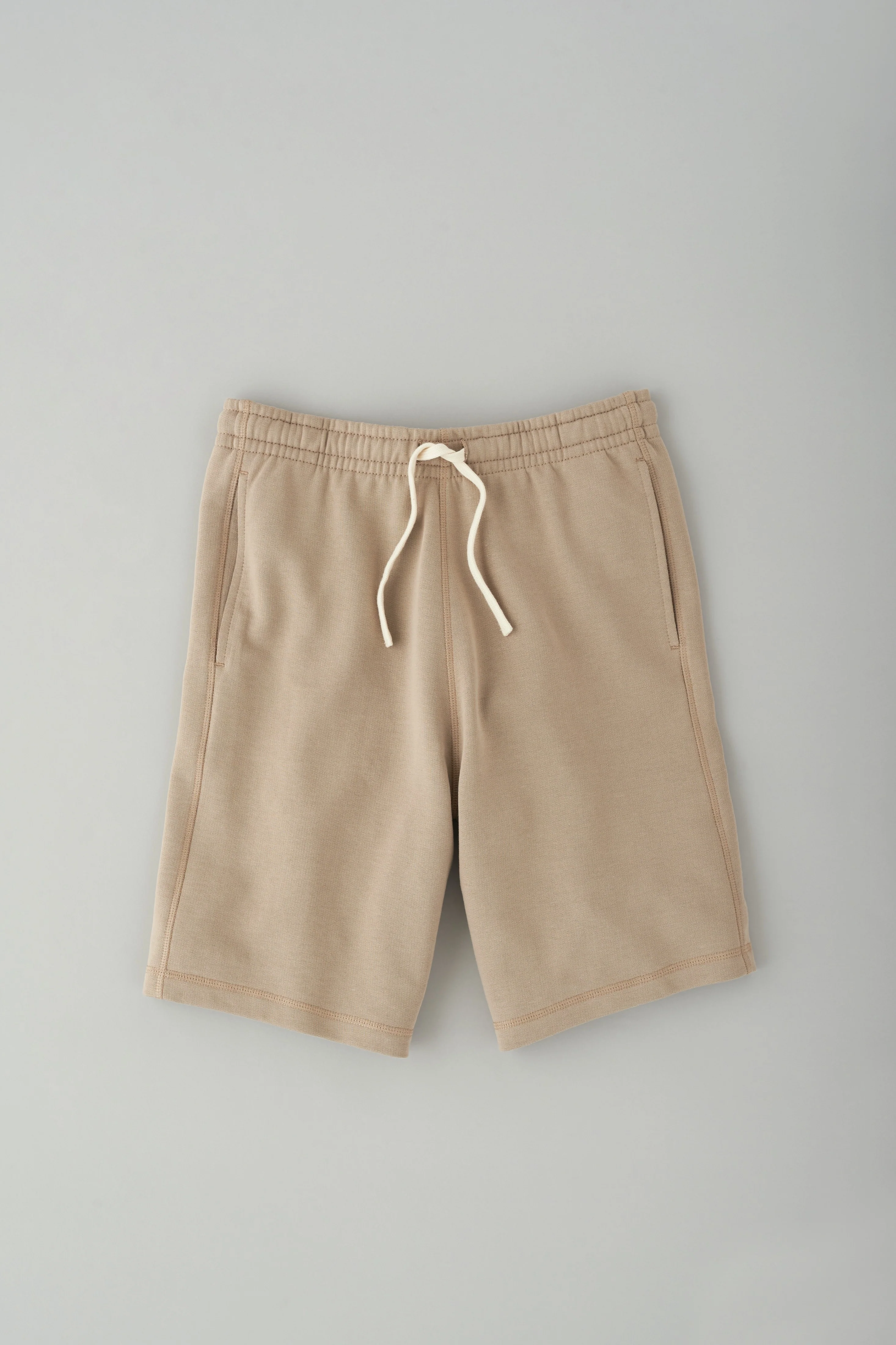 Terry Sweatshort in Taupe - Image 4