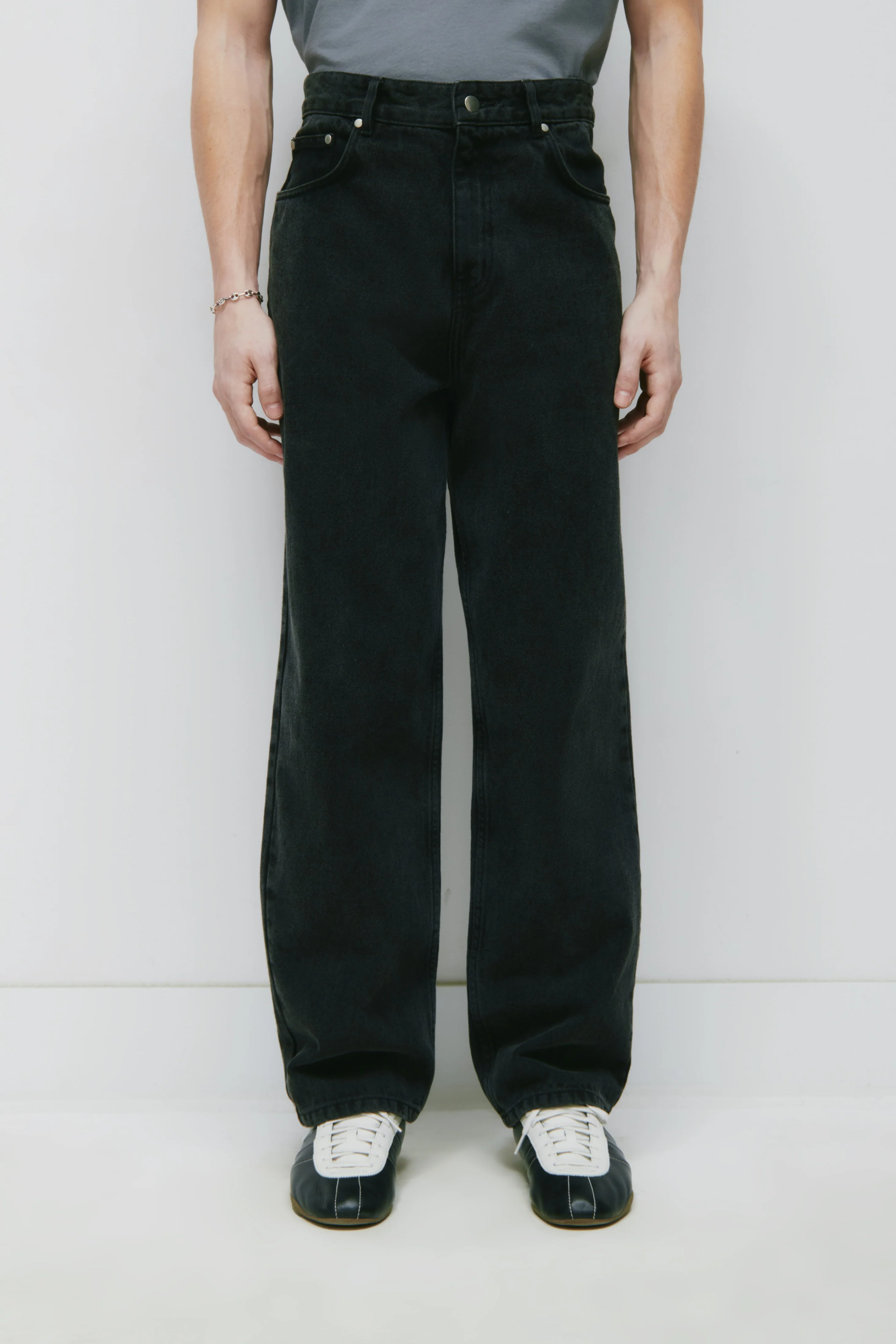 Antifit Denim in Washed Black - Image 3