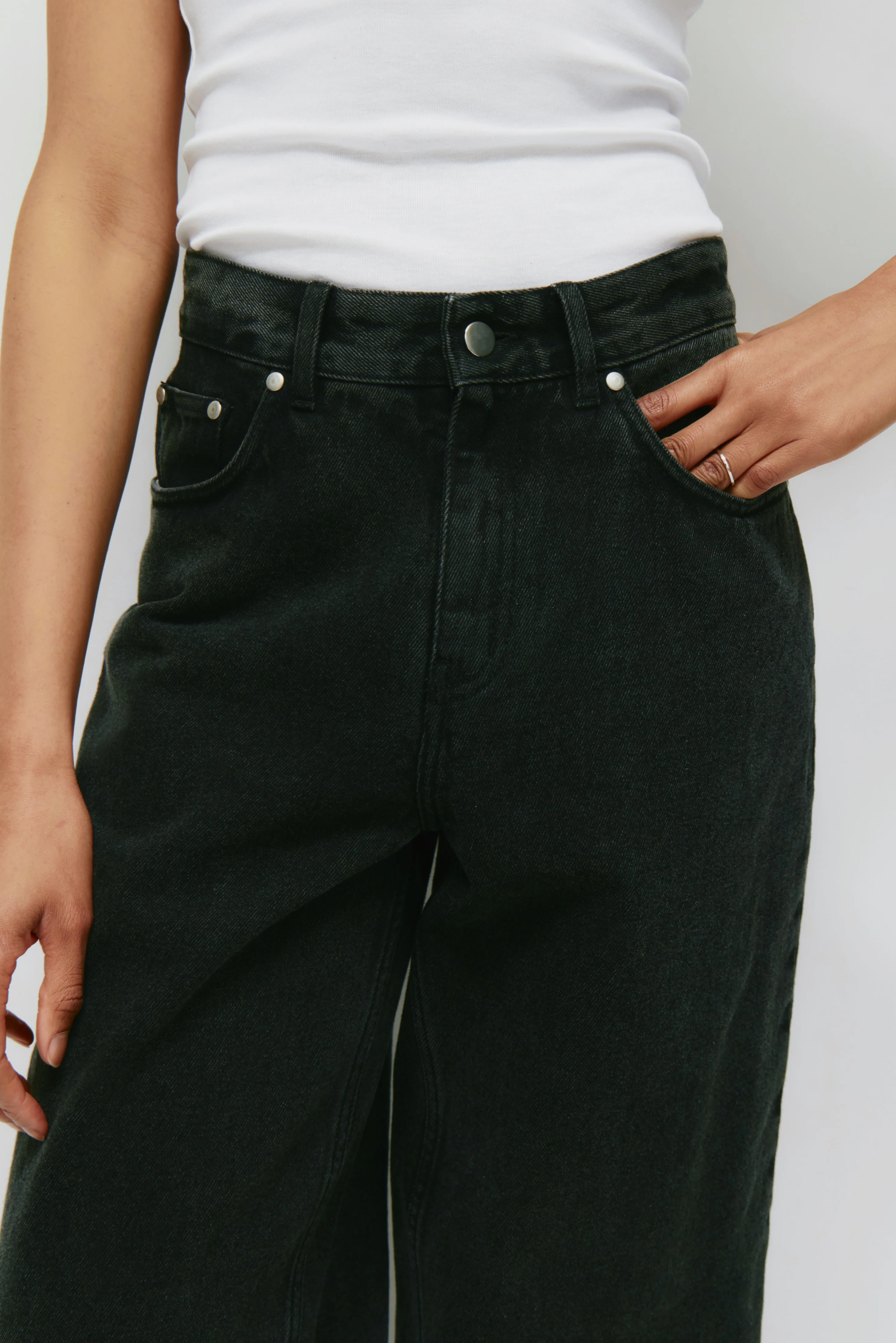 Antifit Denim in Washed Black - Image 8