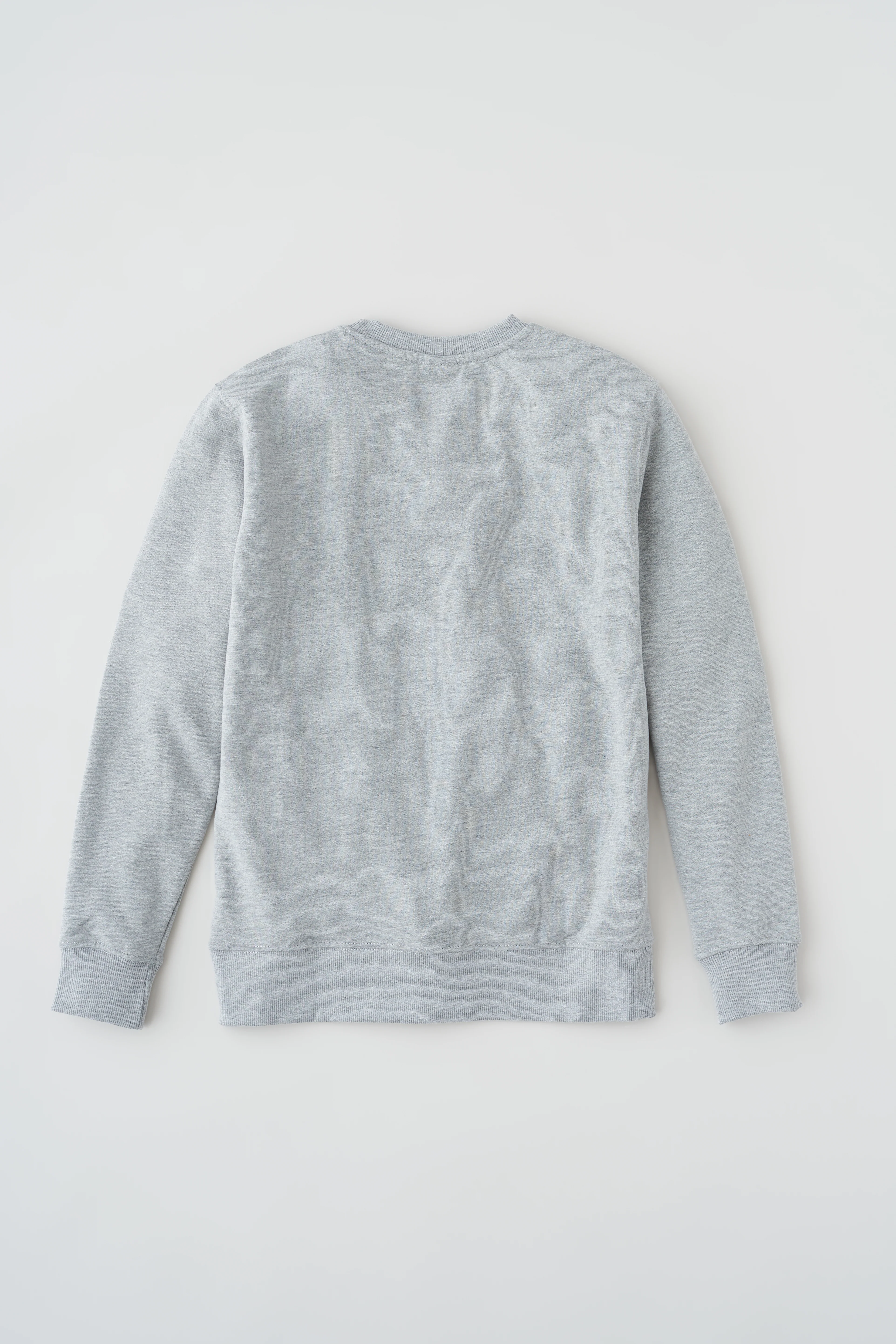 Unisex French Terry Sweatshirt in Heather Grey - Image 2