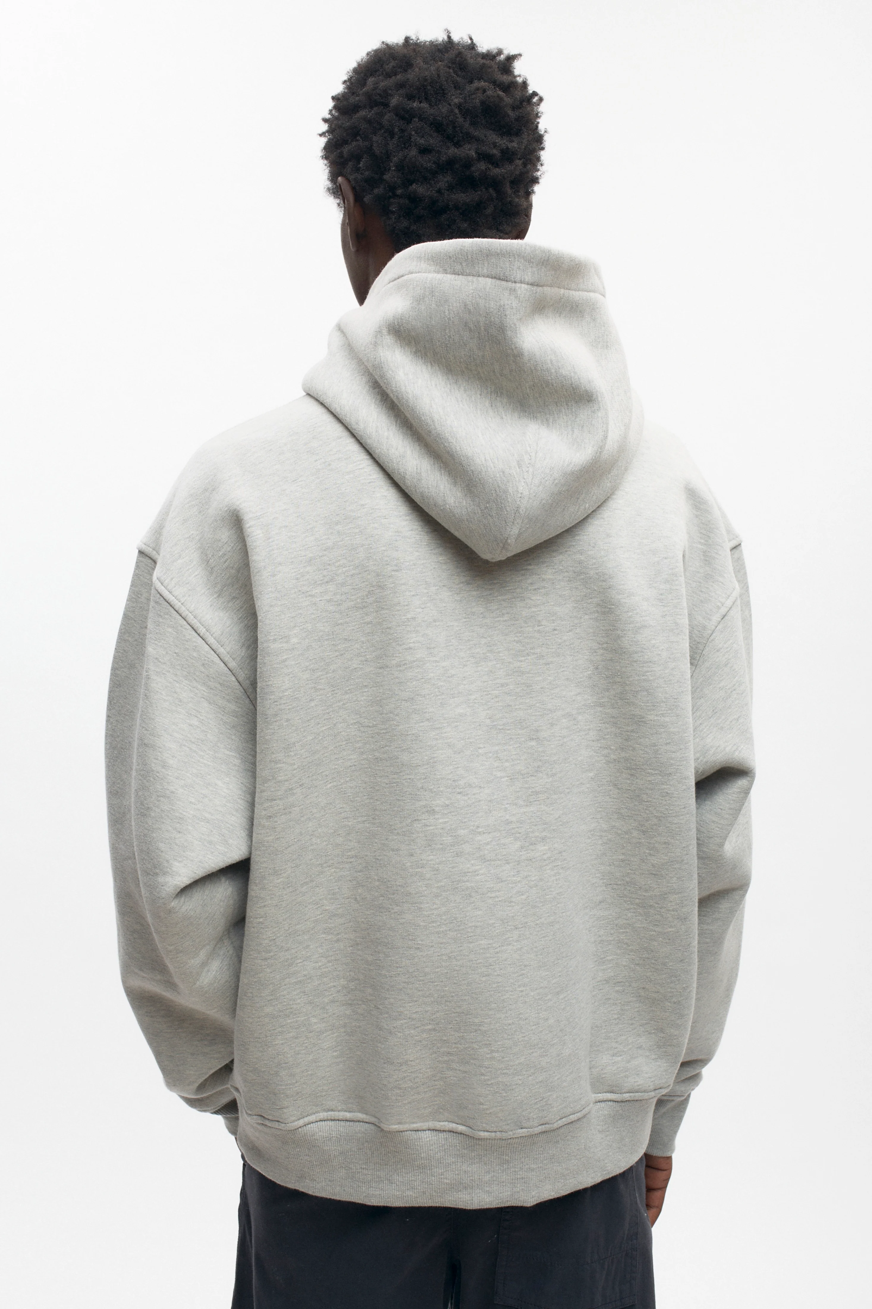 Unisex Hoodie in Heather Grey - Image 4