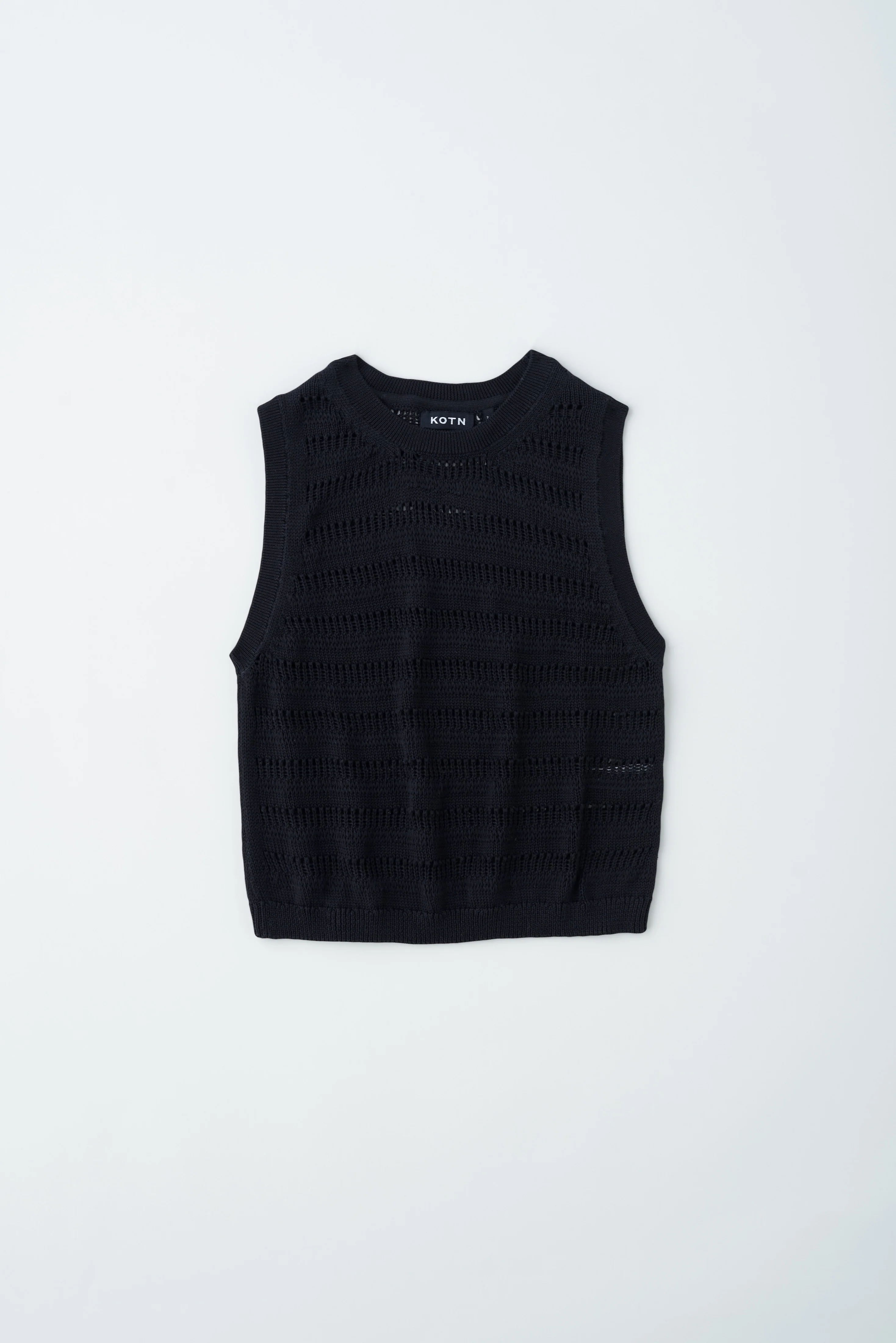 Women’s Acacia Knit Tank in Black - Image 6