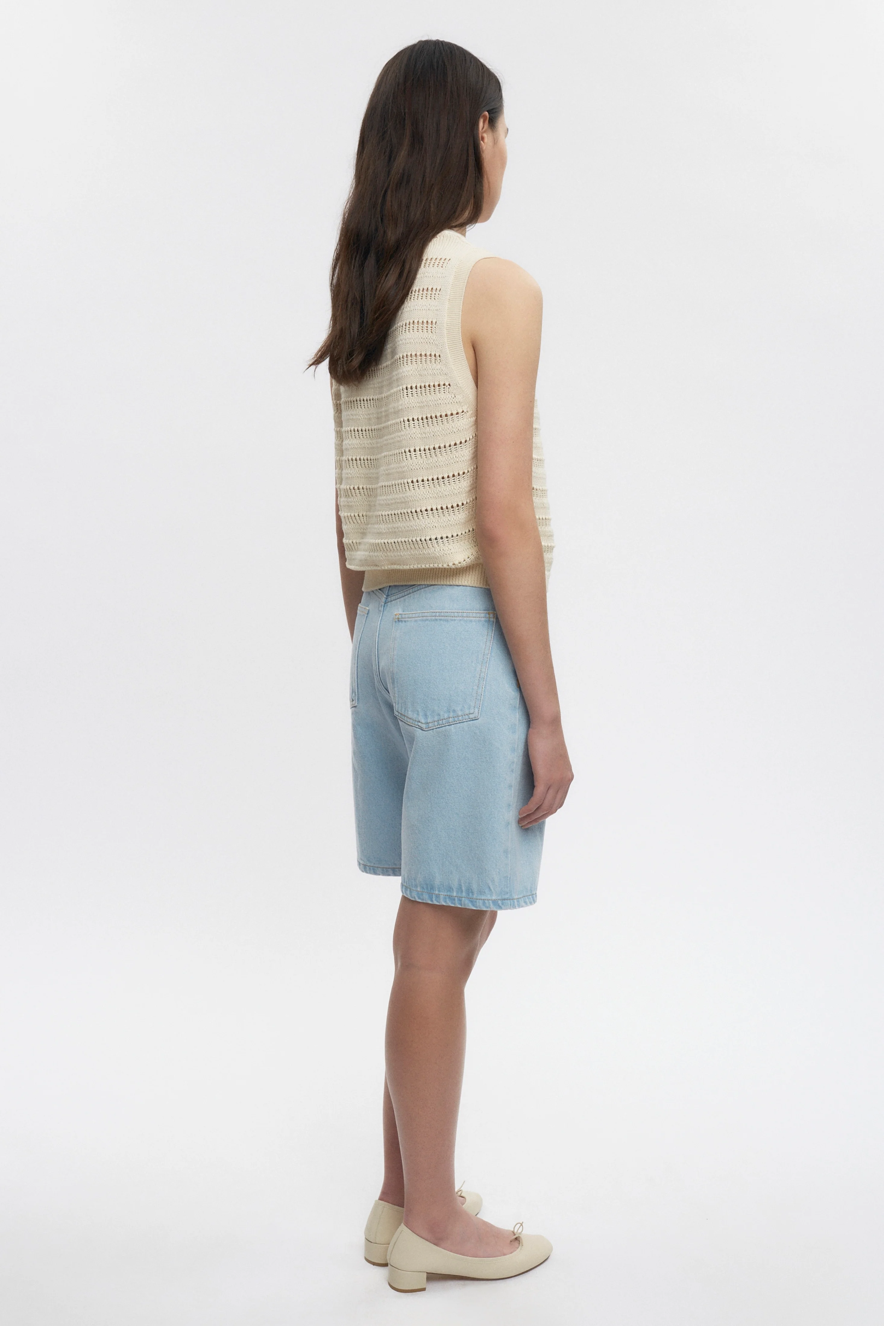 Women’s Acacia Knit Tank in Natural - Image 5