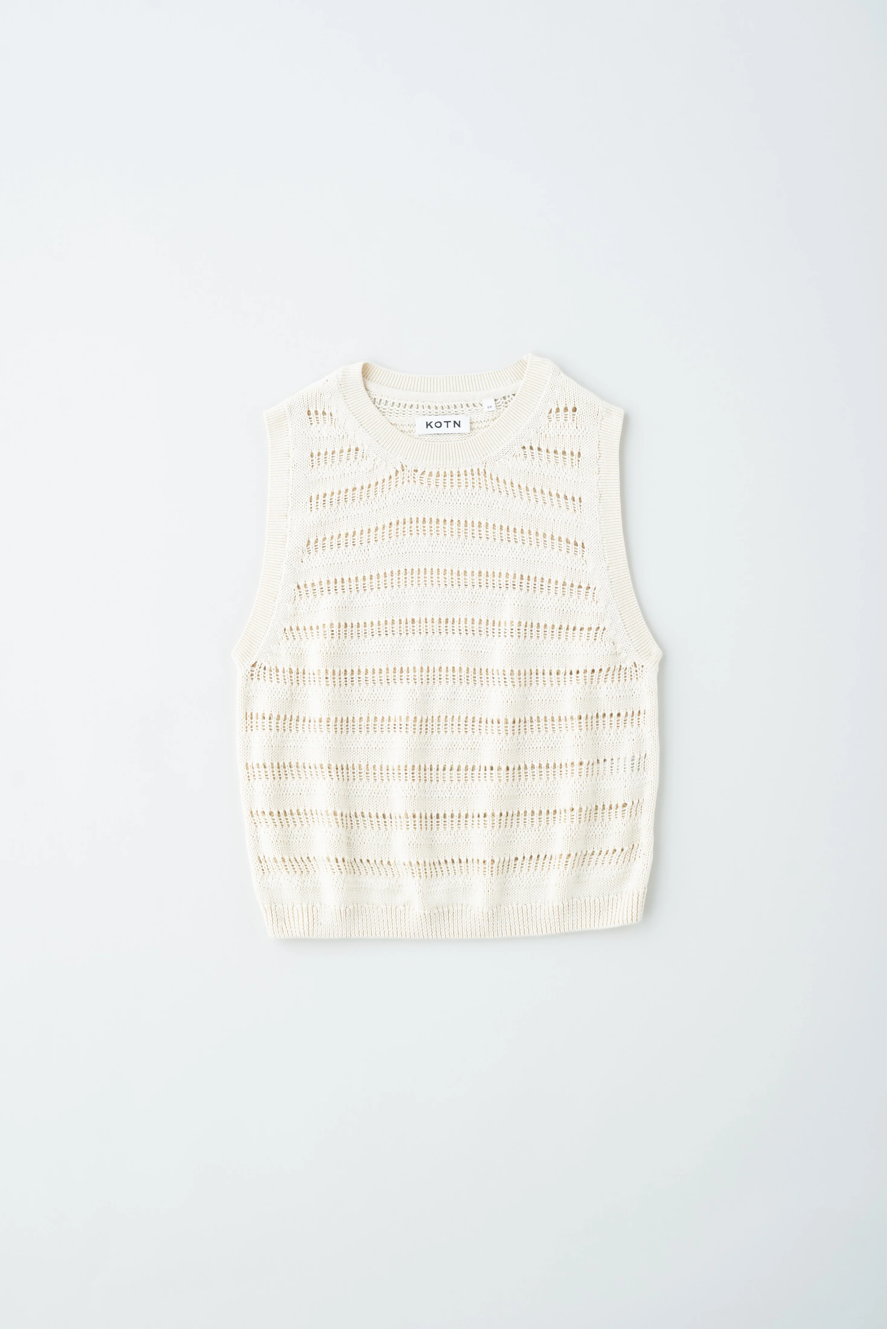 Women’s Acacia Knit Tank in Natural - Image 6