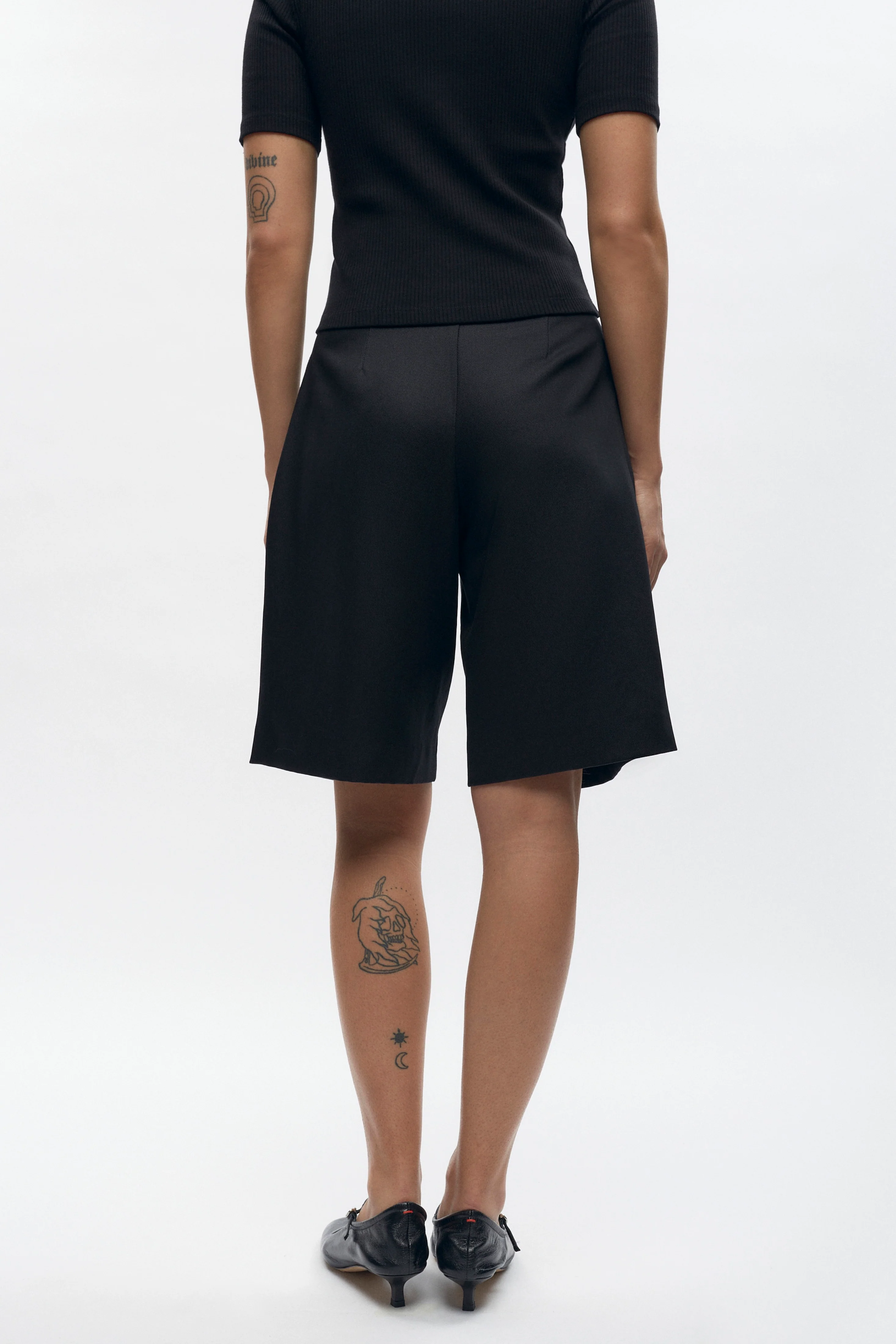 Women’s Amun Bermuda in Black - Image 5