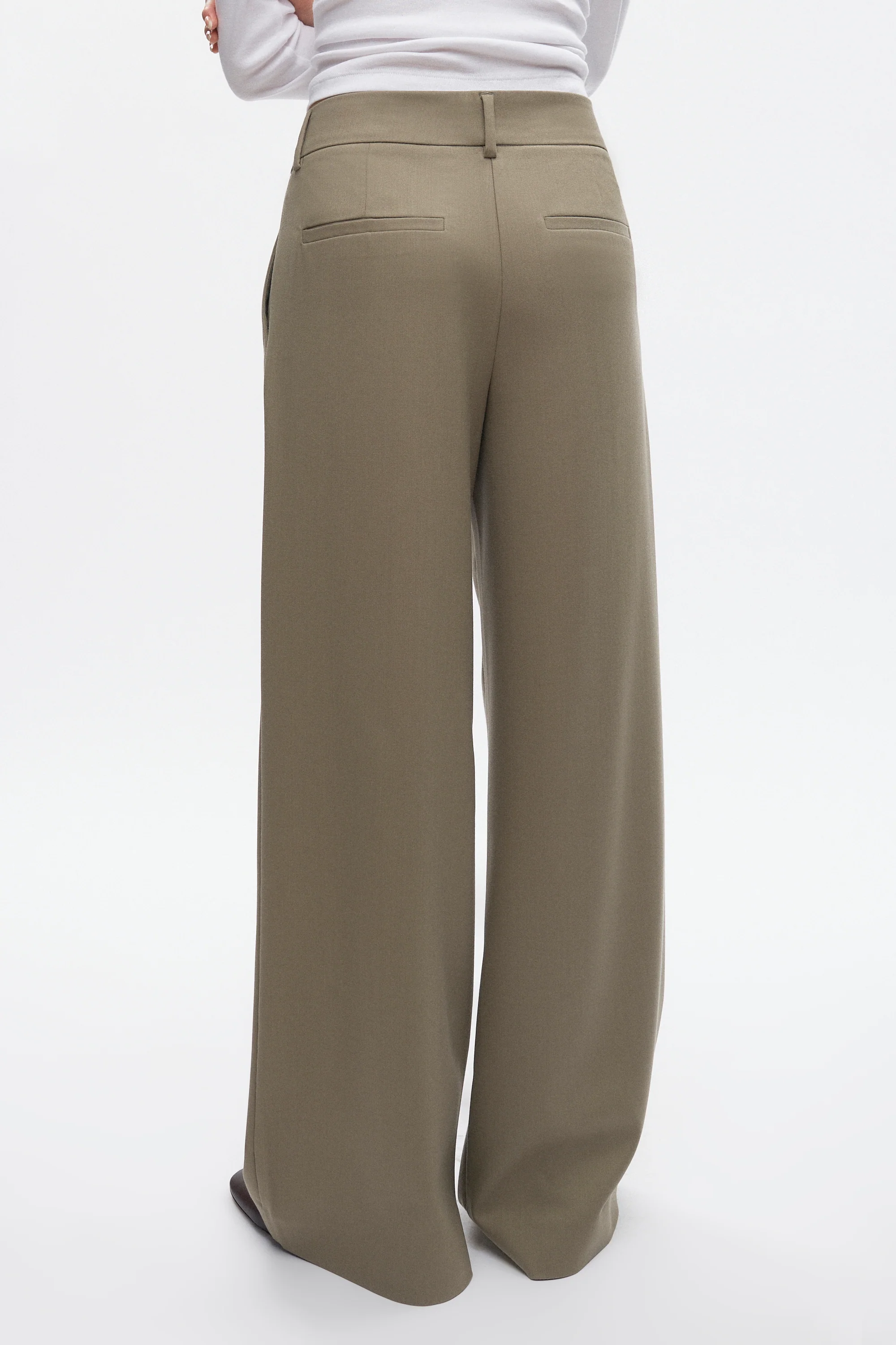 Women's Amun Wool Trouser in Desert - Image 3