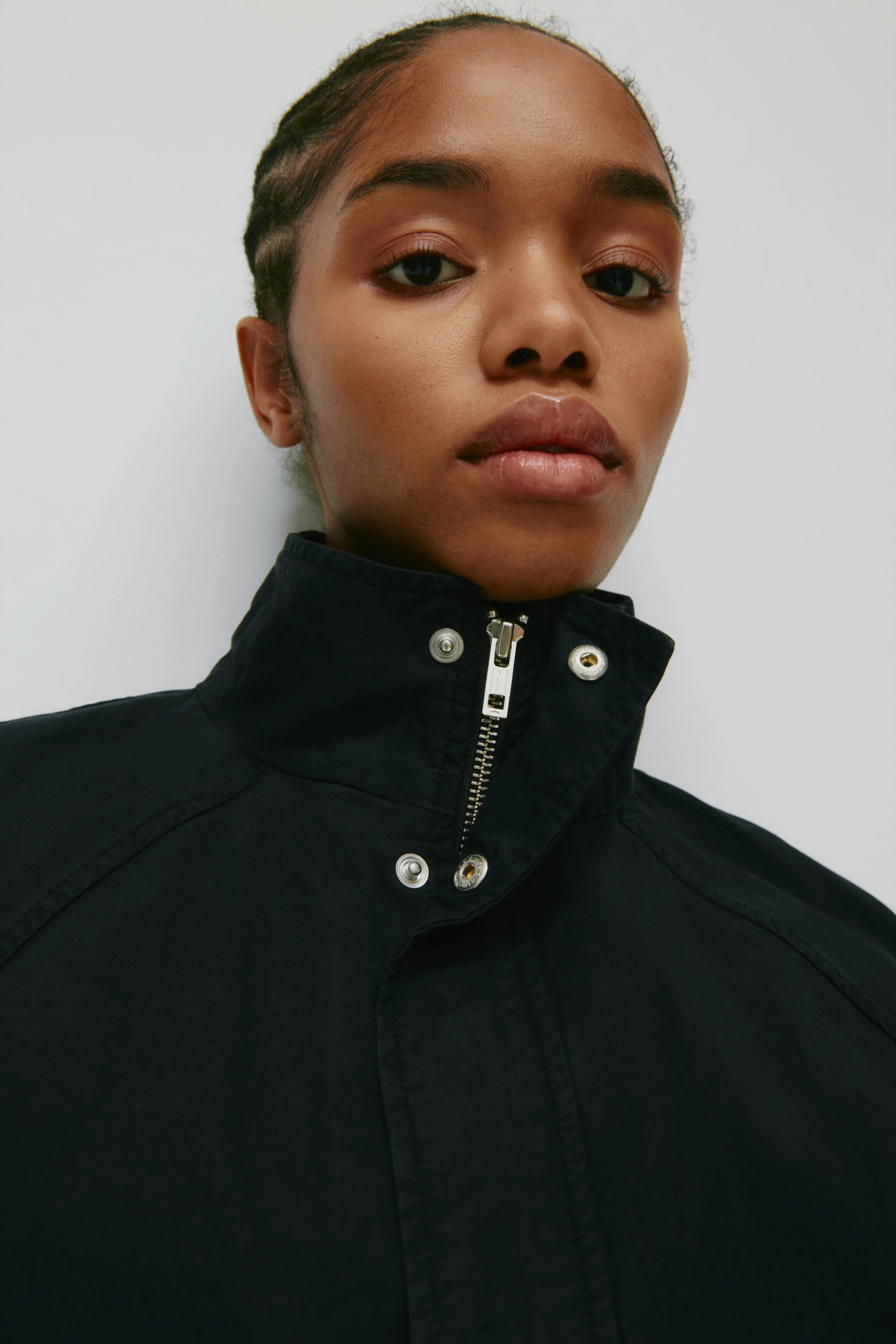 Women's Blouson Jacket in Black - Image 6