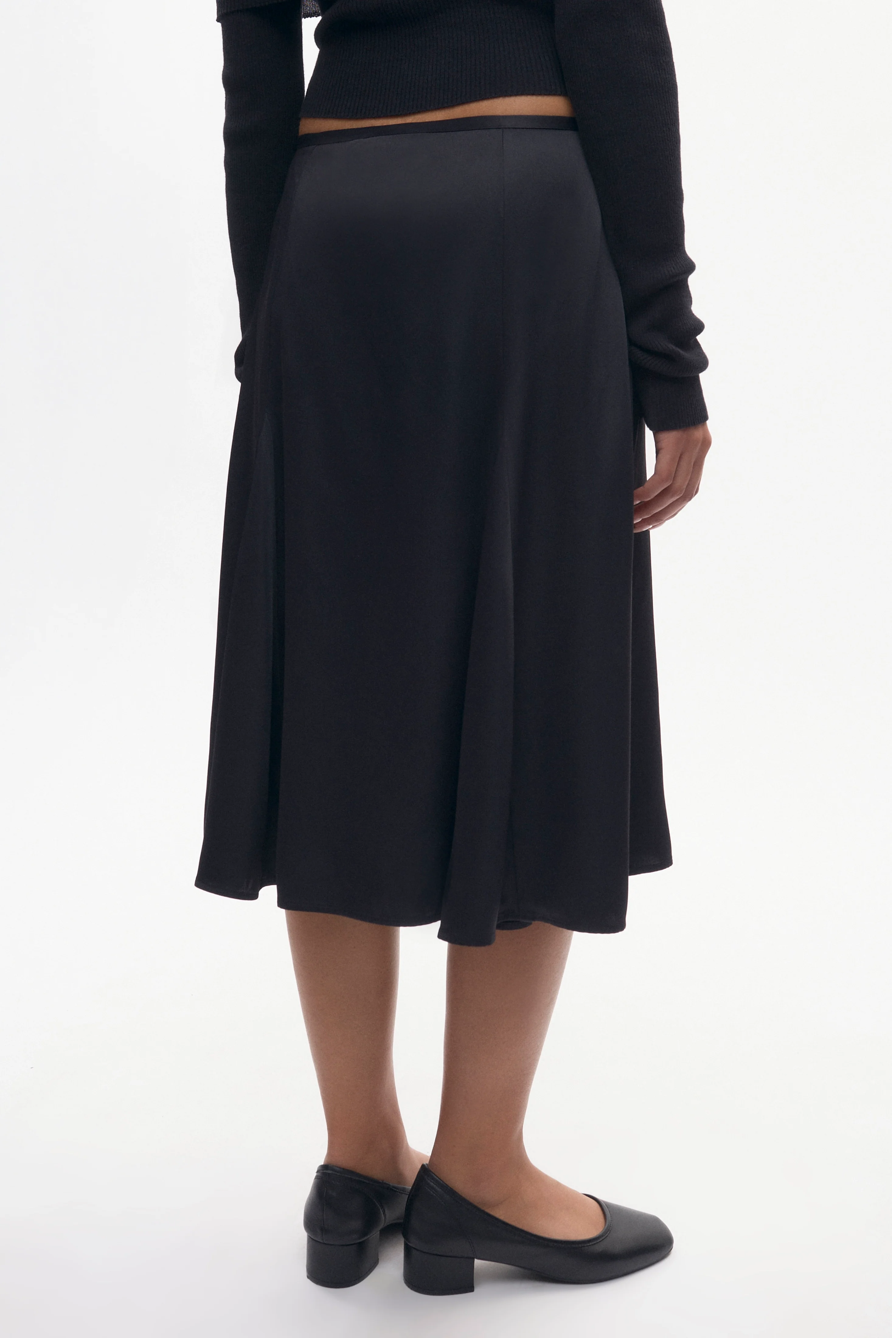 Women's Cleo Midi Skirt in Black - Image 5