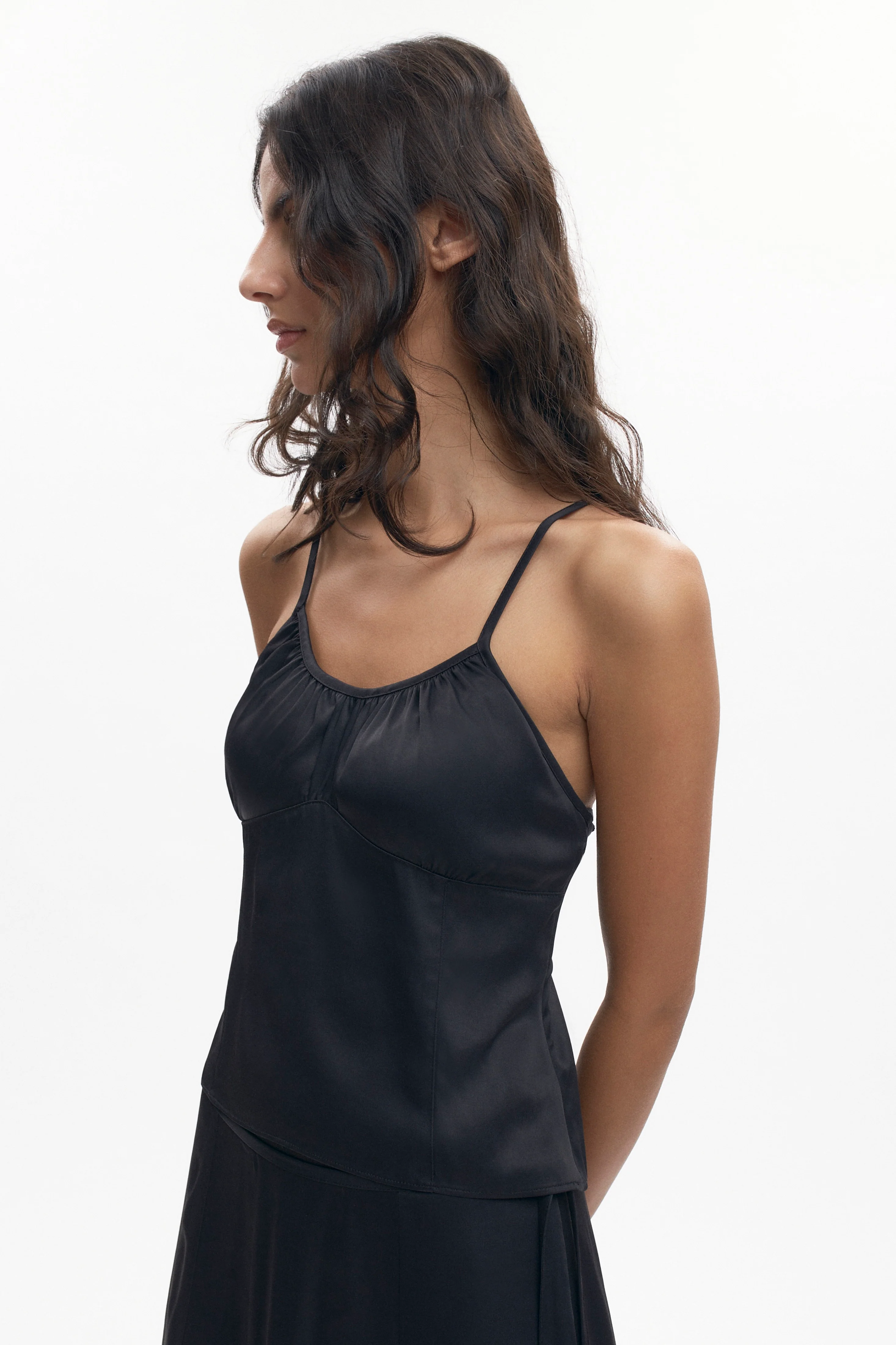 Women's Cleo Top  in Black - Image 4