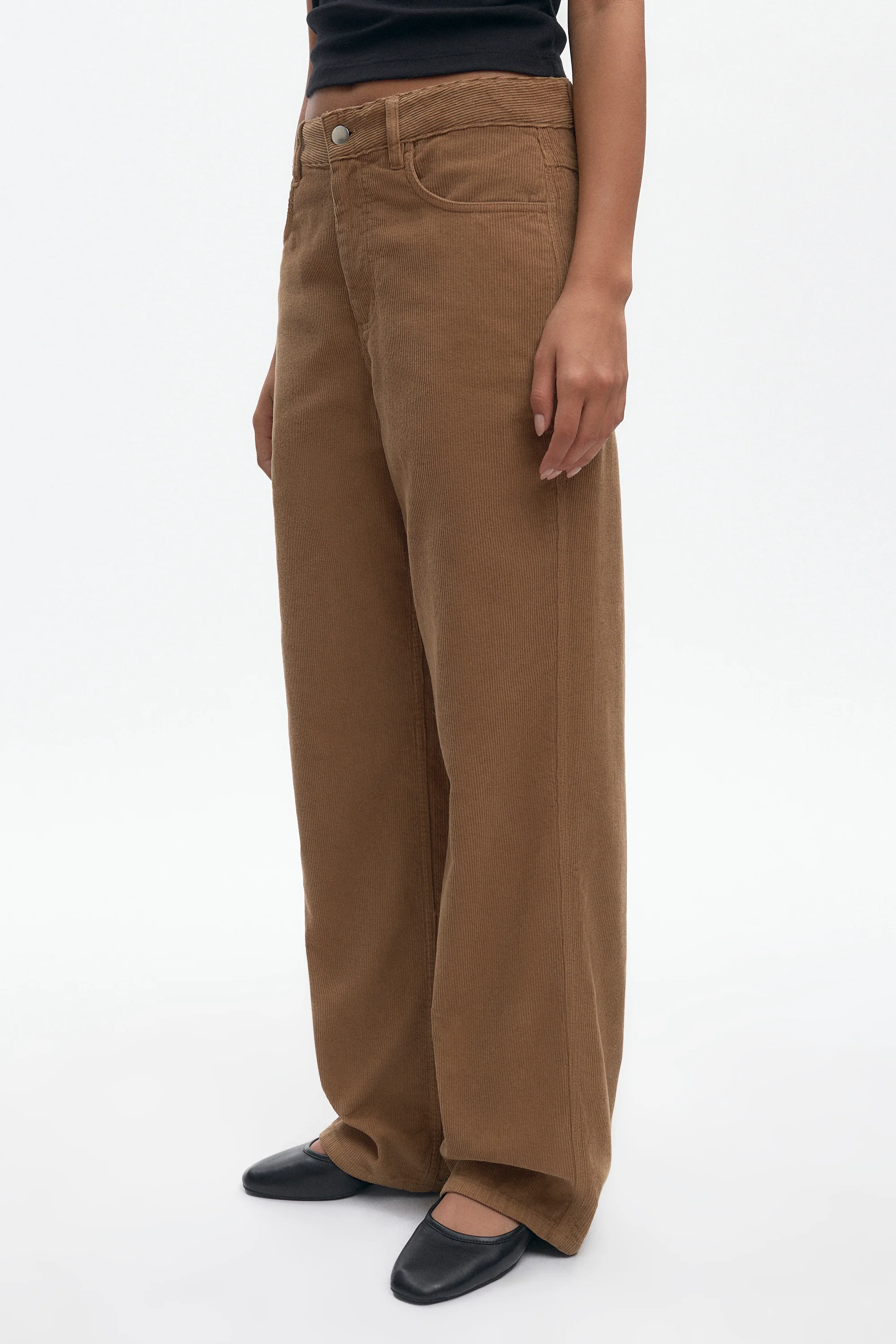 Women's Cord Taba Pant in Otter - Image 3