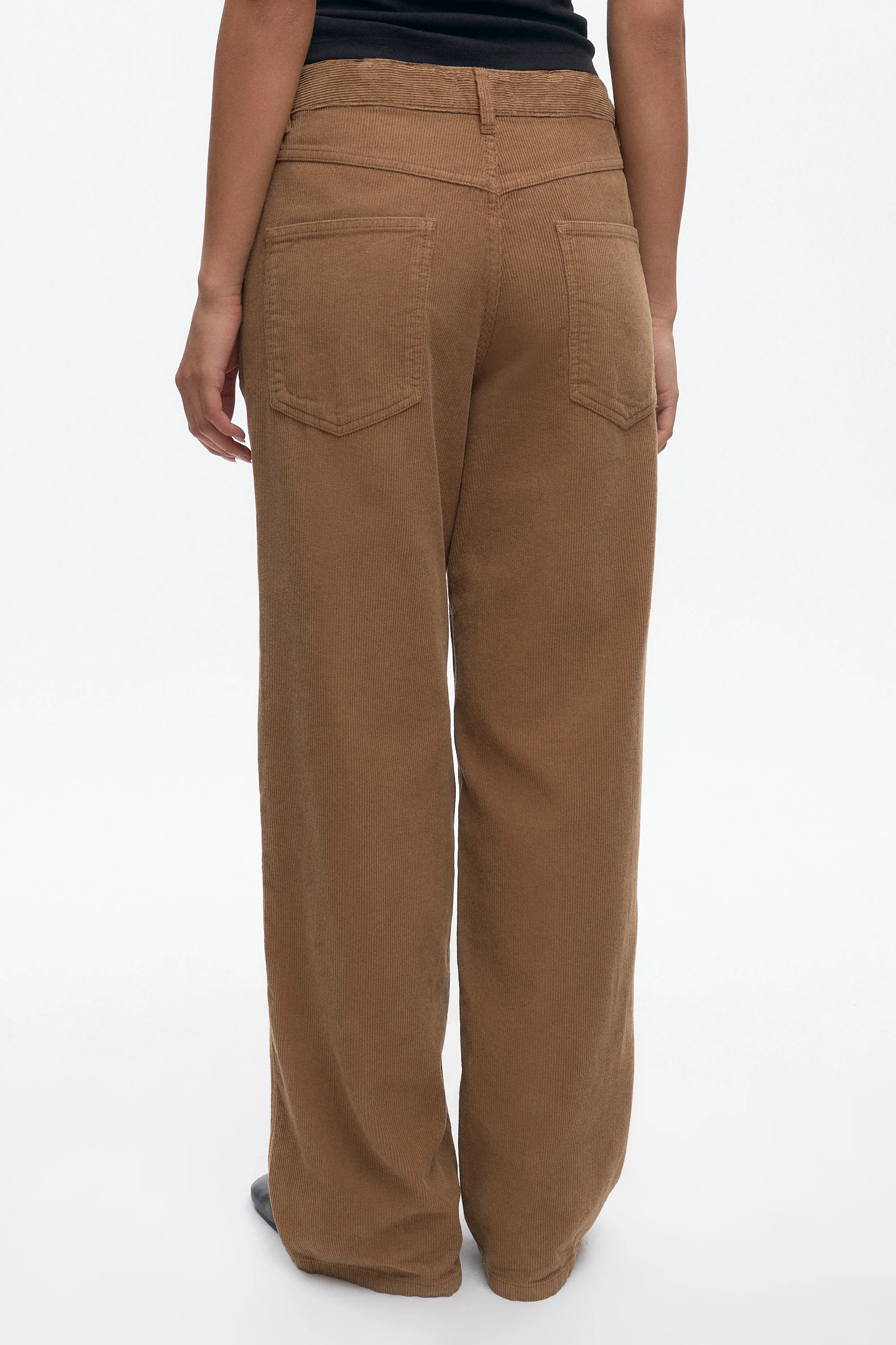 Women's Cord Taba Pant in Otter - Image 5