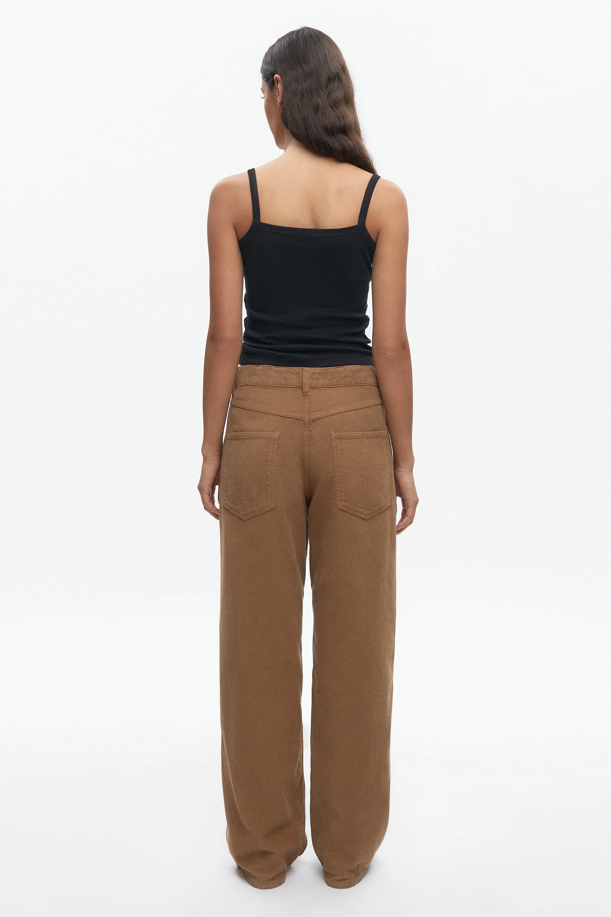 Women's Cord Taba Pant in Otter - Image 7